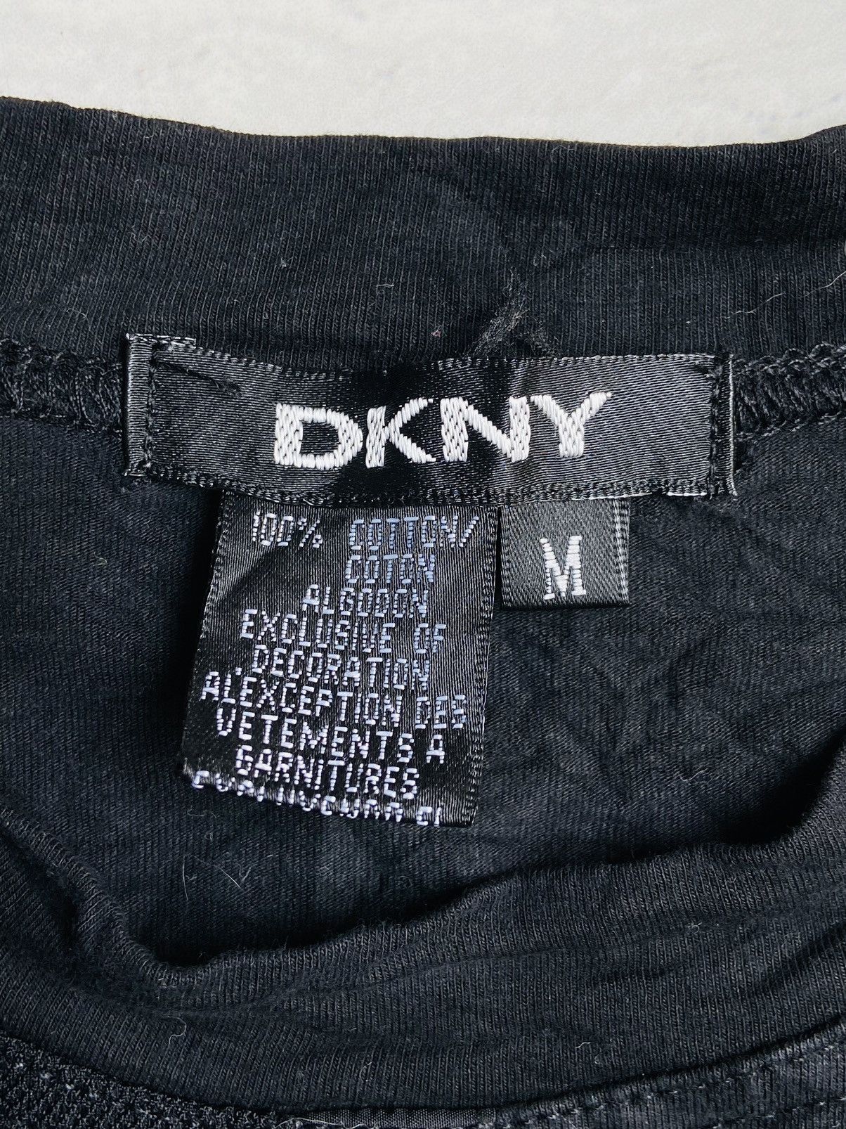 DKNY DKNY Black Mesh Long Sleeve Size US S / EU 44-46 / 1 - 5 Thumbnail