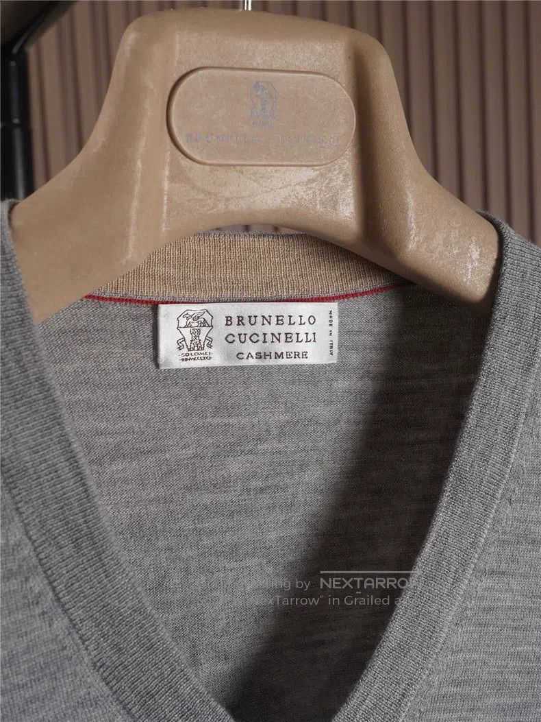 Brunello Cucinelli Brunello Cucinelli Cashmere and Wool Blended Knit Sweater Size US L / EU 52-54 / 3 - 2 Thumbnail