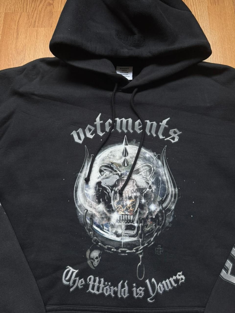 Vetements CC28 Motorhead Limited Hoodie in Black Size US M / EU 48-50 / 2 - 2 Thumbnail