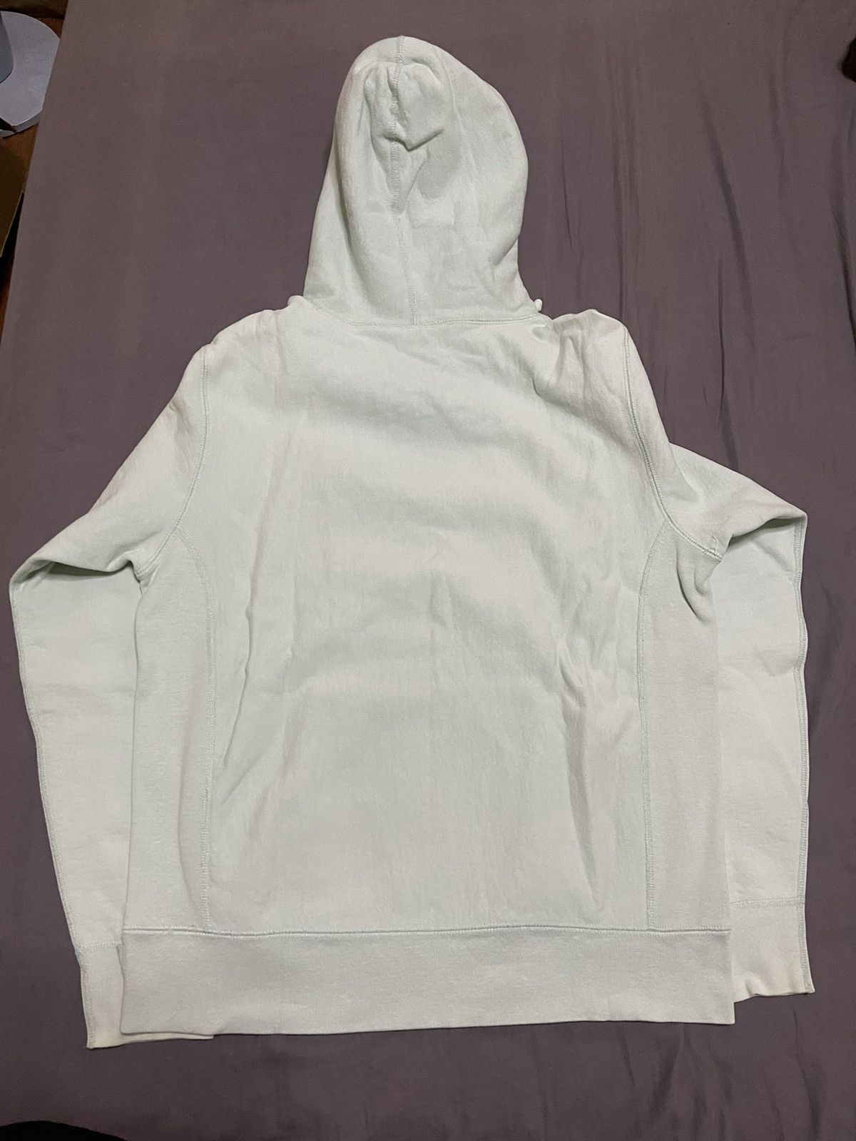 Supreme Supreme fw17 ice blue gold on blue box logo hood hoodie Size US M / EU 48-50 / 2 - 2 Thumbnail