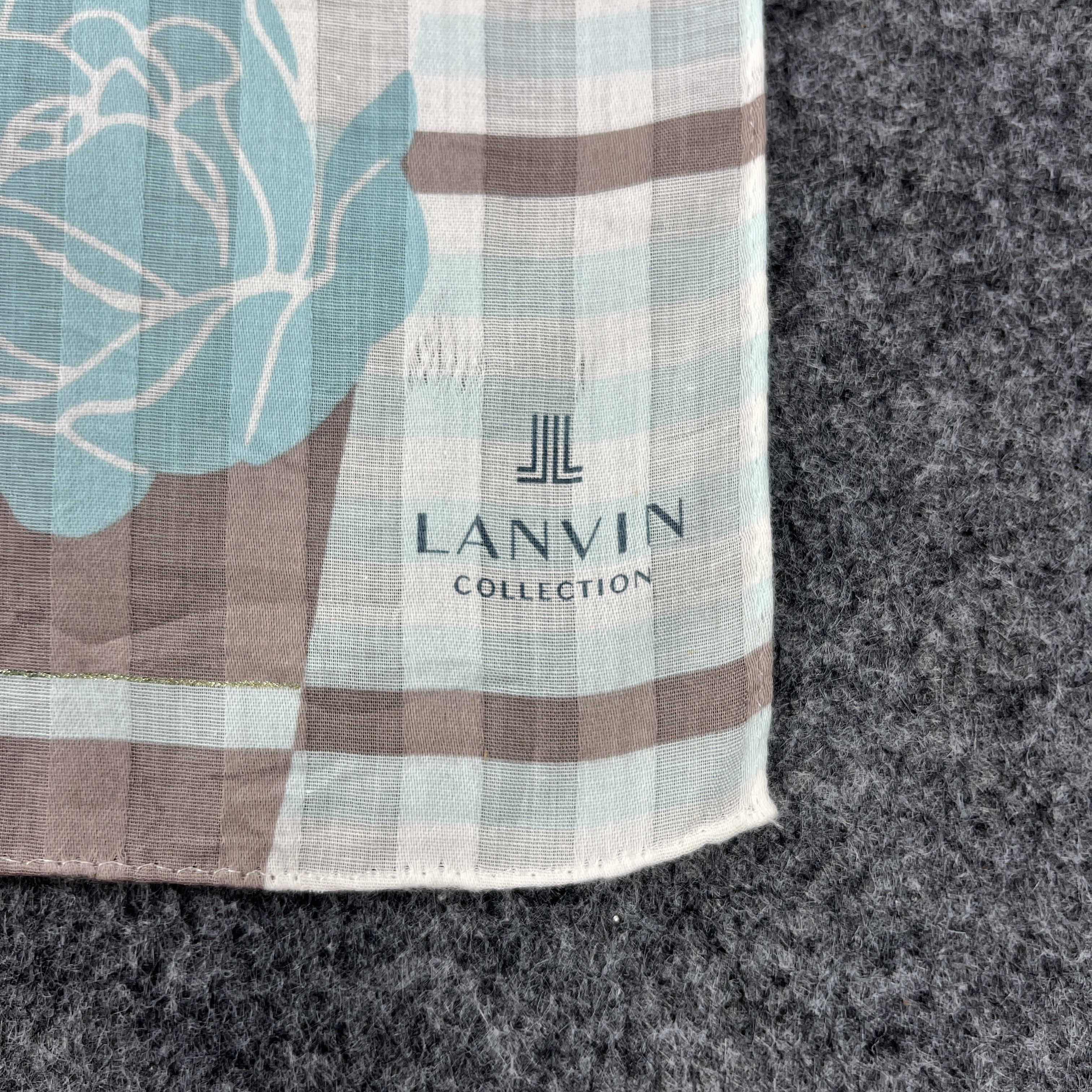 Lanvin Lanvin Handkerchief / Neckerchief / Headscarf B1108 Size ONE SIZE - 2 Thumbnail
