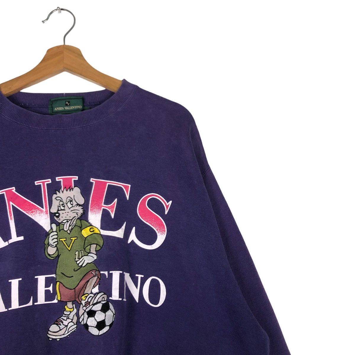 Japanese Brand 🔥Vintage Anies Valentino Sweatshirt Crewneck Cartoon Big Size US L / EU 52-54 / 3 - 6 Thumbnail
