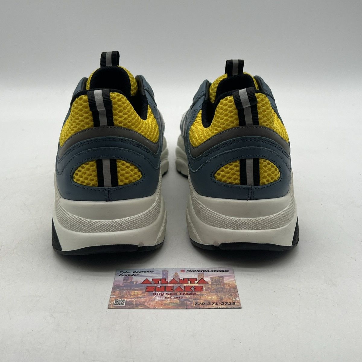 Dior Dior B22 Reflective Sneaker White Yellow Size US 10 / EU 43 - 3 Thumbnail