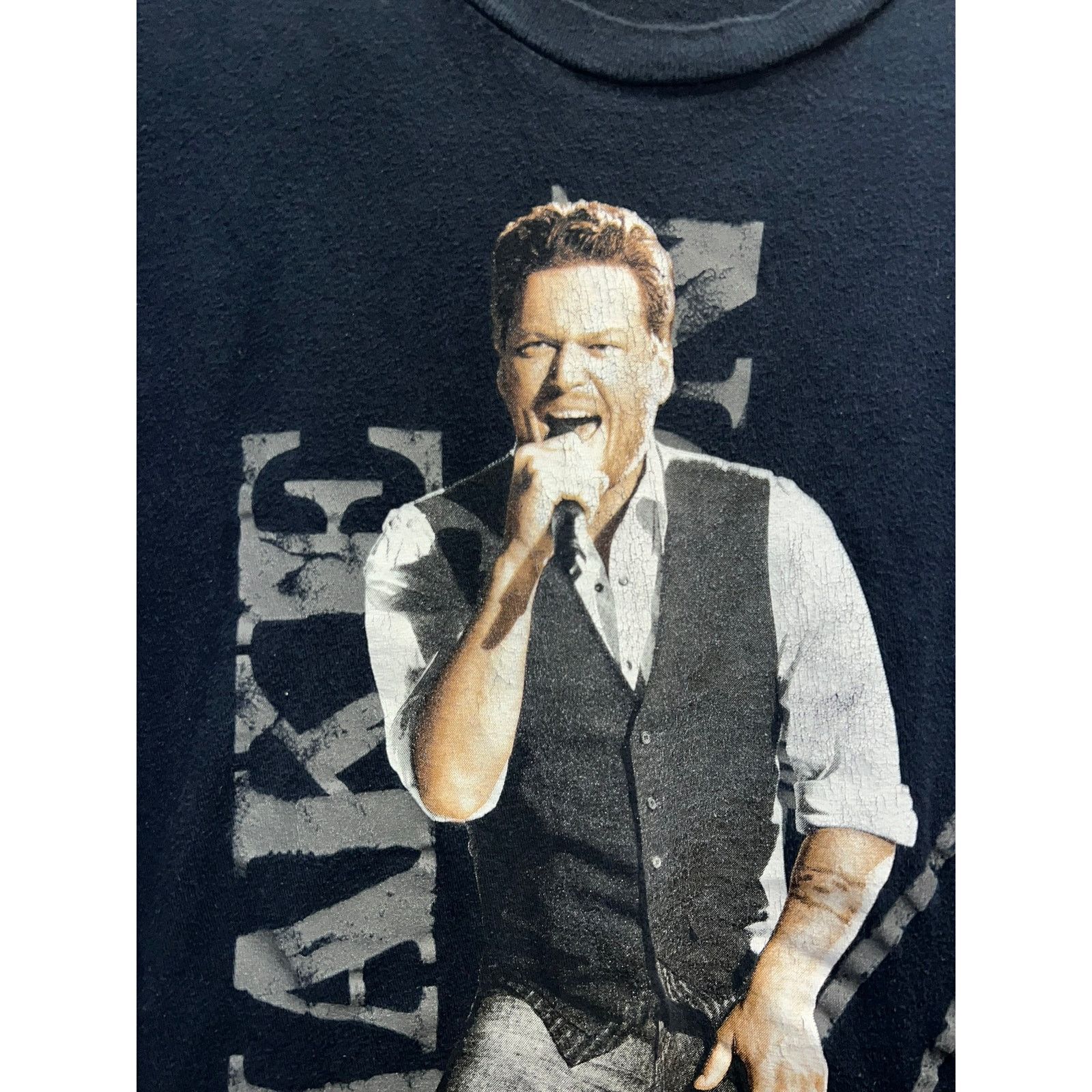 Tultex Blake Shelton Shirt Country Music Tour Concert Blue Tee M Size US M / EU 48-50 / 2 - 3 Thumbnail
