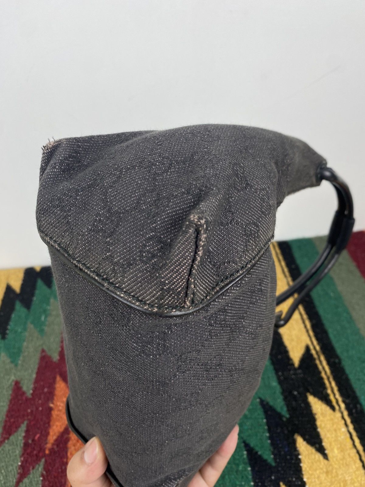 Gucci Vintage 90's Gucci GG Canvas 101333 Hobo Bag Size ONE SIZE - 8 Thumbnail