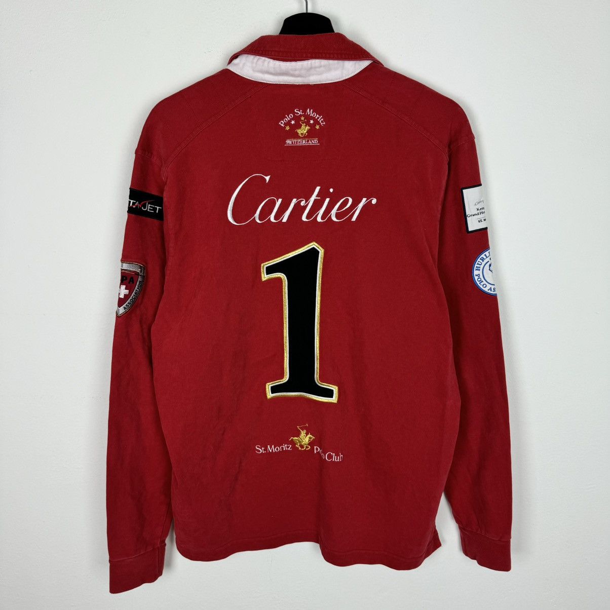 【レア】ヴィンテージ Cartier St.moritz Polo ポロシャツ Cartier × Vintage St Moritz Cartier #1 Polo Long sleeve