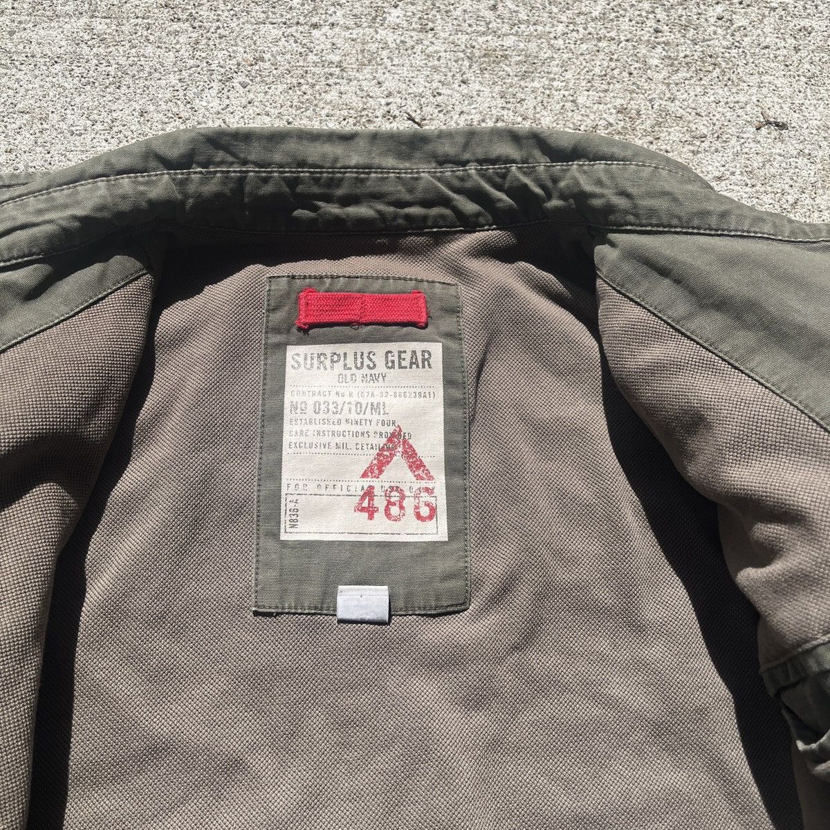 Vintage Vintage Old Navy Military Detroit Jacket Distress L Size US L / EU 52-54 / 3 - 6 Thumbnail
