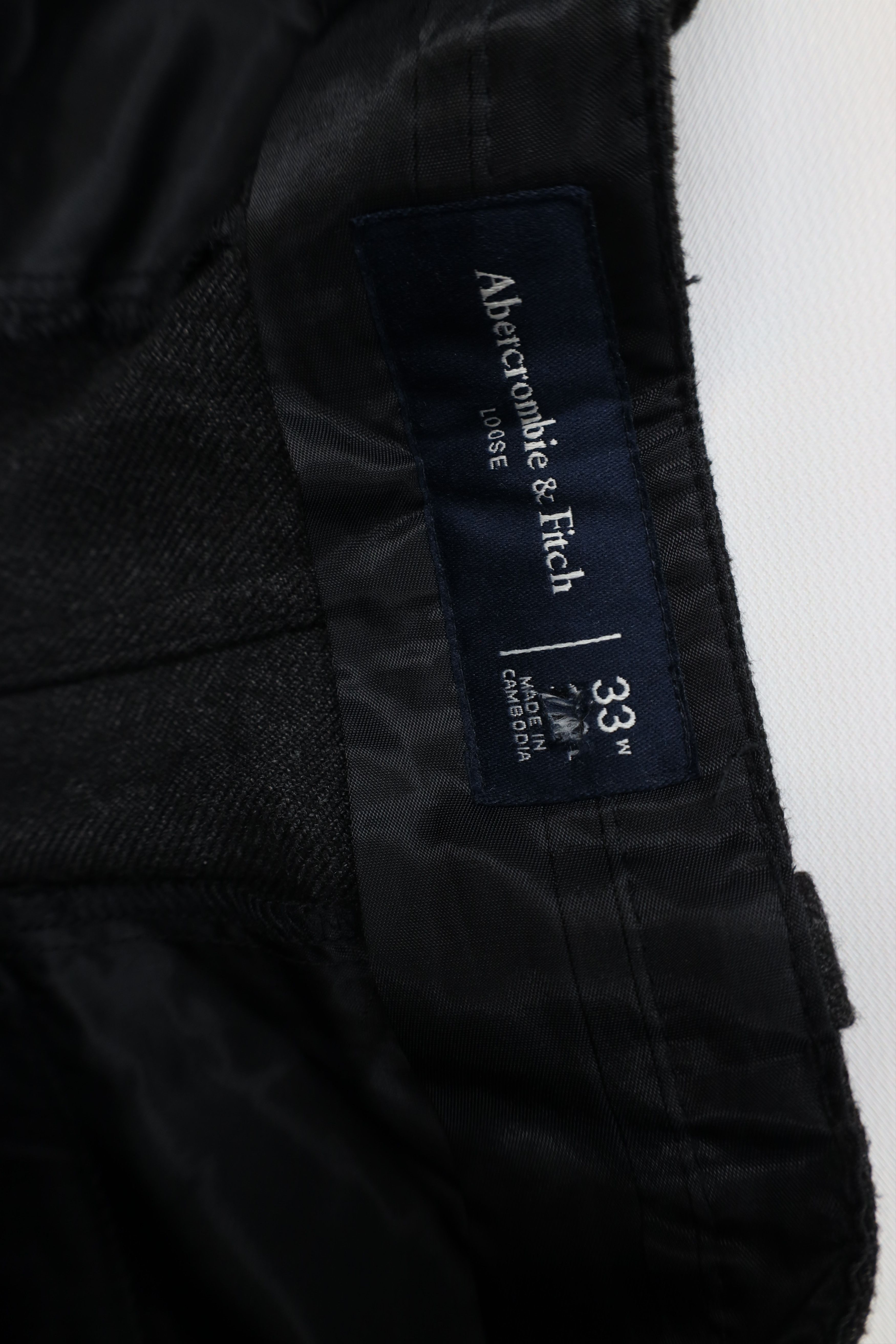 Abercrombie & Fitch Vintage Y2K Abercrombie & Fitch Chino Pants Trousers Gray Size US 33 - 8 Thumbnail