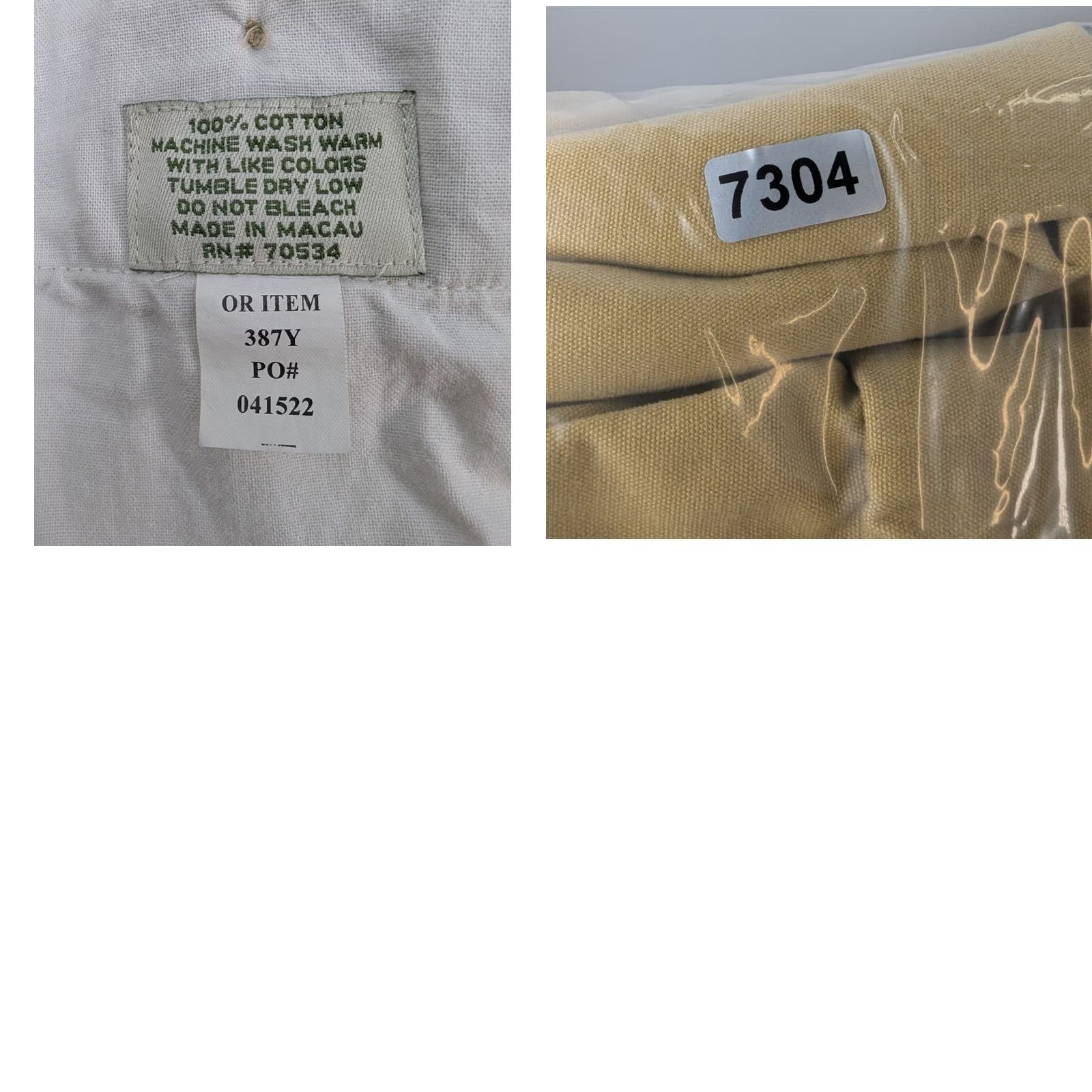 Orvis Orvis Cargo Pants Men's 38 Khaki Unhemmed Adjustable Waist Canvas Cotton Pocket Size US 38 / EU 54 - 9 Thumbnail