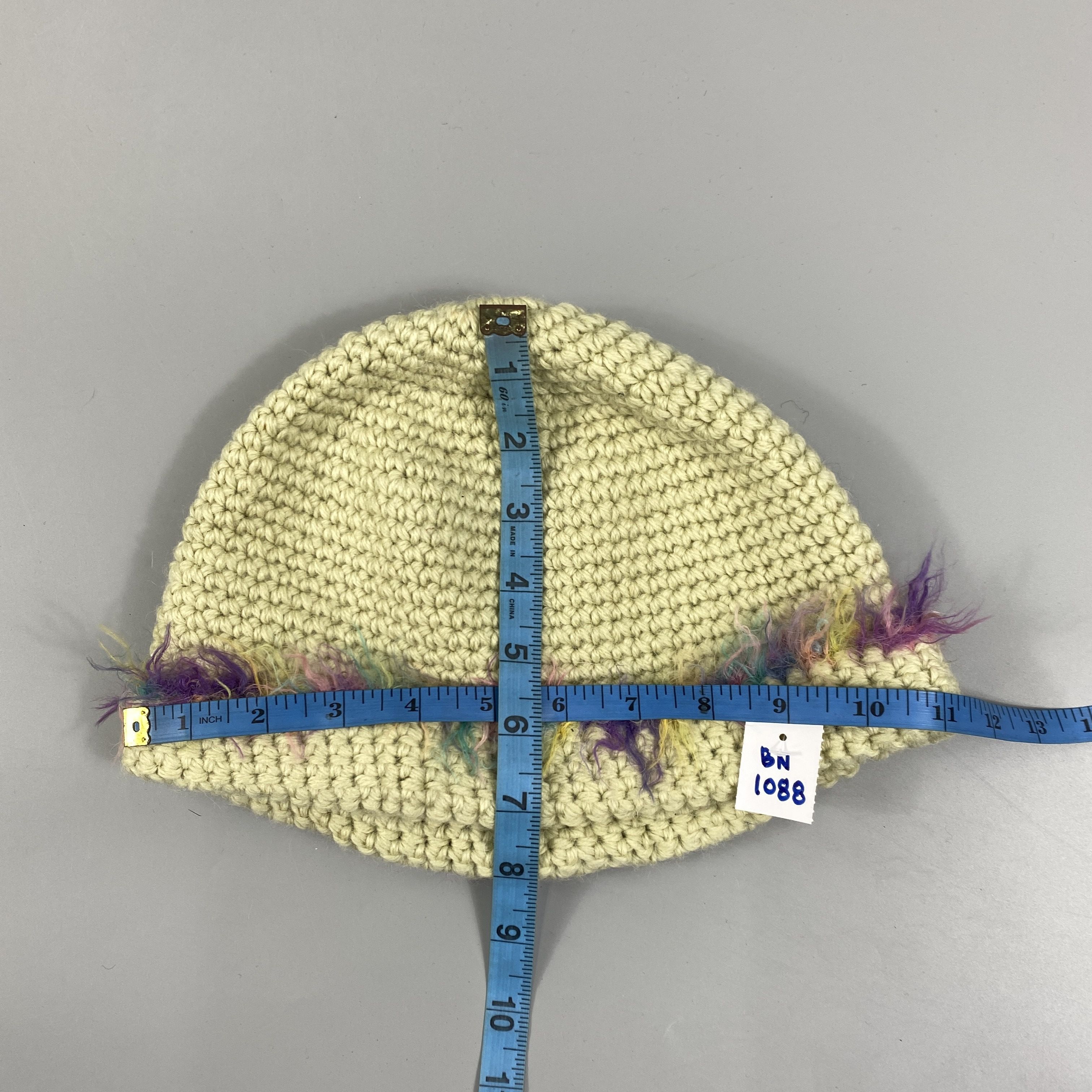 Japanese Brand Cloche Knit Hat Wool -BN1088 Size ONE SIZE - 5 Thumbnail