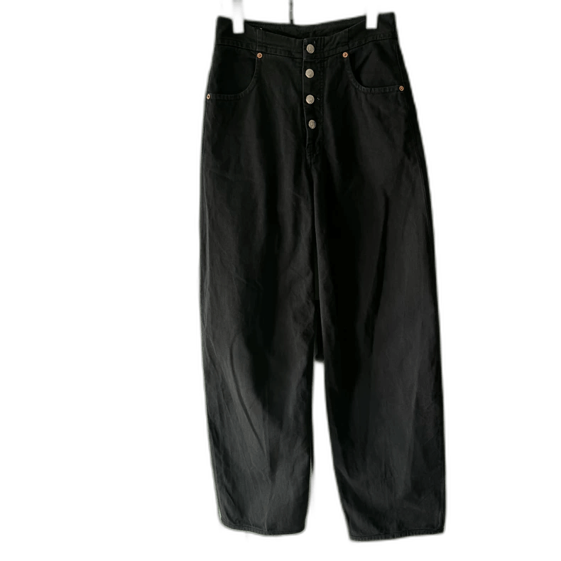 Maison Margiela MM6 Maison Margiela Black Denim Pants - dmc Size 28" / US 6 / IT 42 - 1 Thumbnail