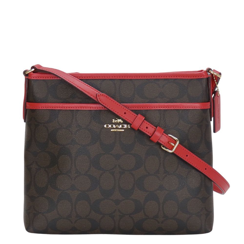Coach Coach Coach Signature PVC Shoulder Bag Leather Shoulder Bag ...