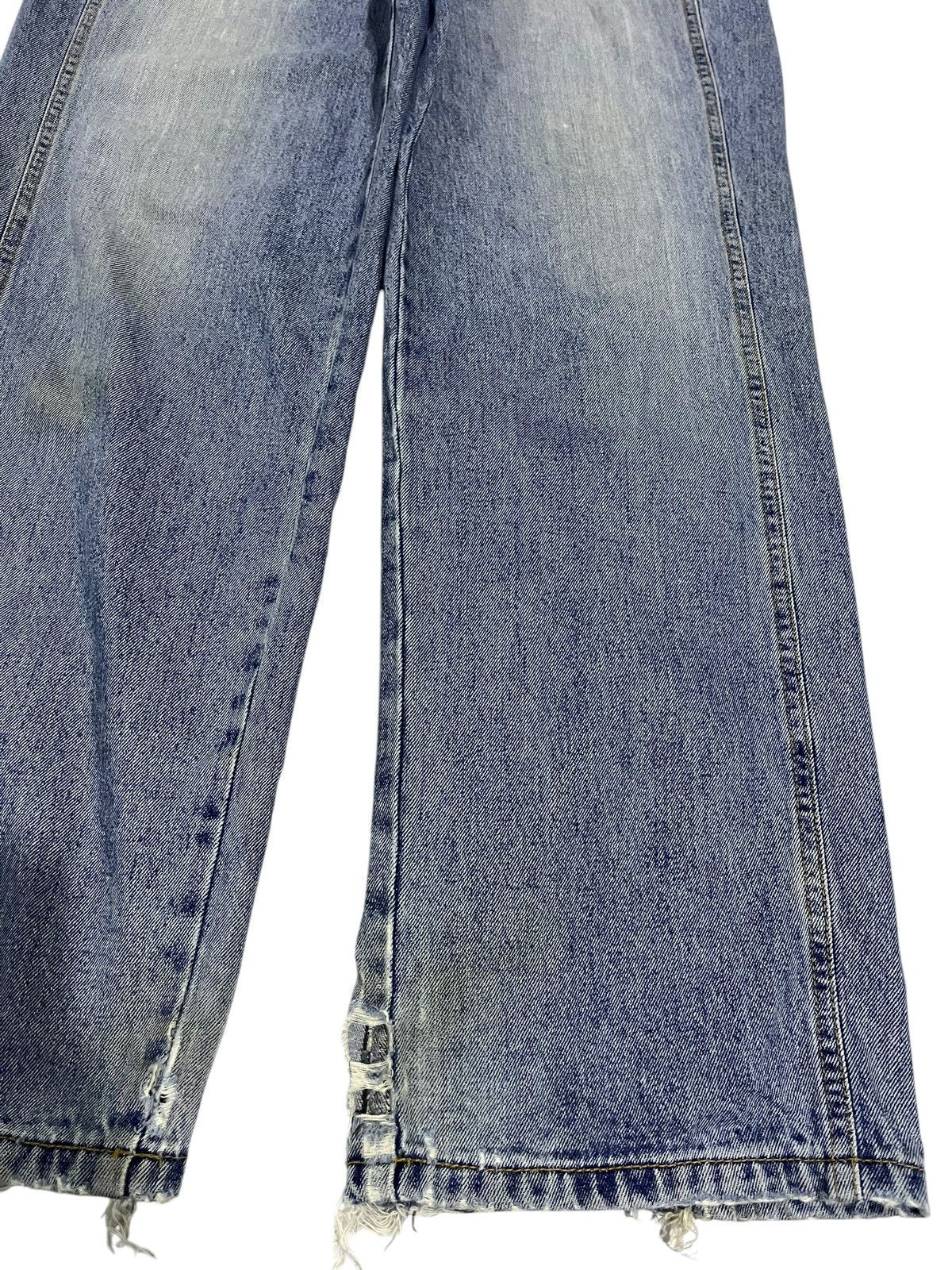 If Six Was Nine × Japanese Brand × Le Grande Bleu (L.G.B.) BAGGY💥 JAPANESE BRAND Y2K WASHED BLUE DENIM PANTS Size US 29 - 6 Thumbnail