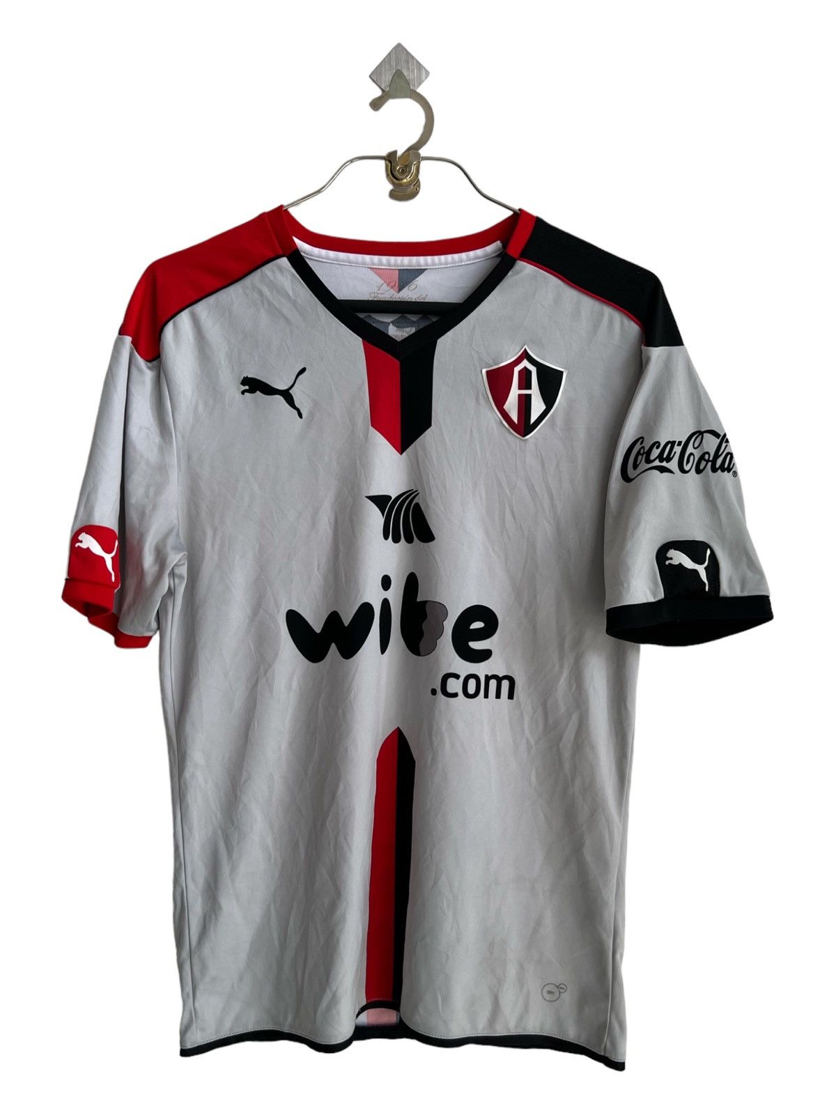 Mexicana × Puma RARE 2016-2017 Puma Club Atlas Zorros 🇲🇽 Away Jersey Size US M / EU 48-50 / 2 - 2 Thumbnail