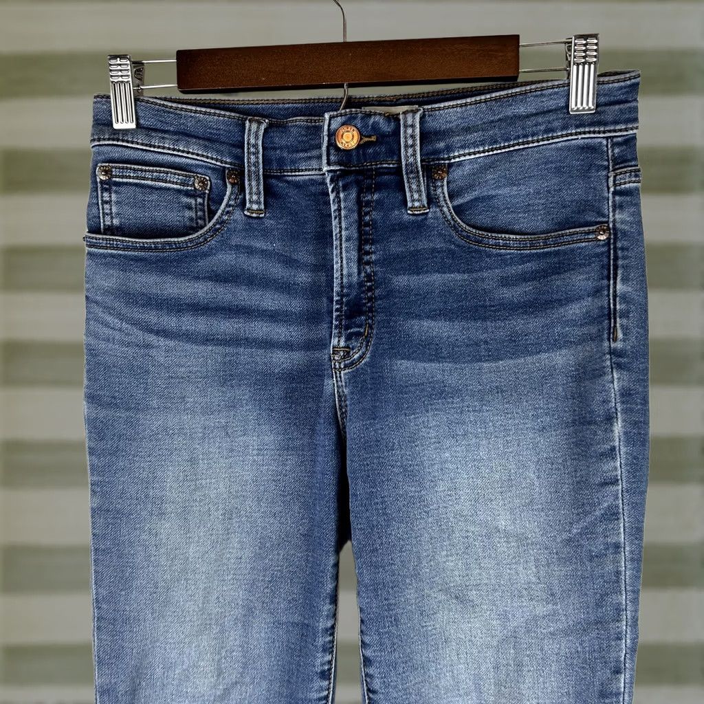J.Crew J.CREW Jeans Womens 28 Blue Skinny Mid Rise Stretch Denim Casual J4756 Size 28" / US 6 / IT 42 - 1 Thumbnail