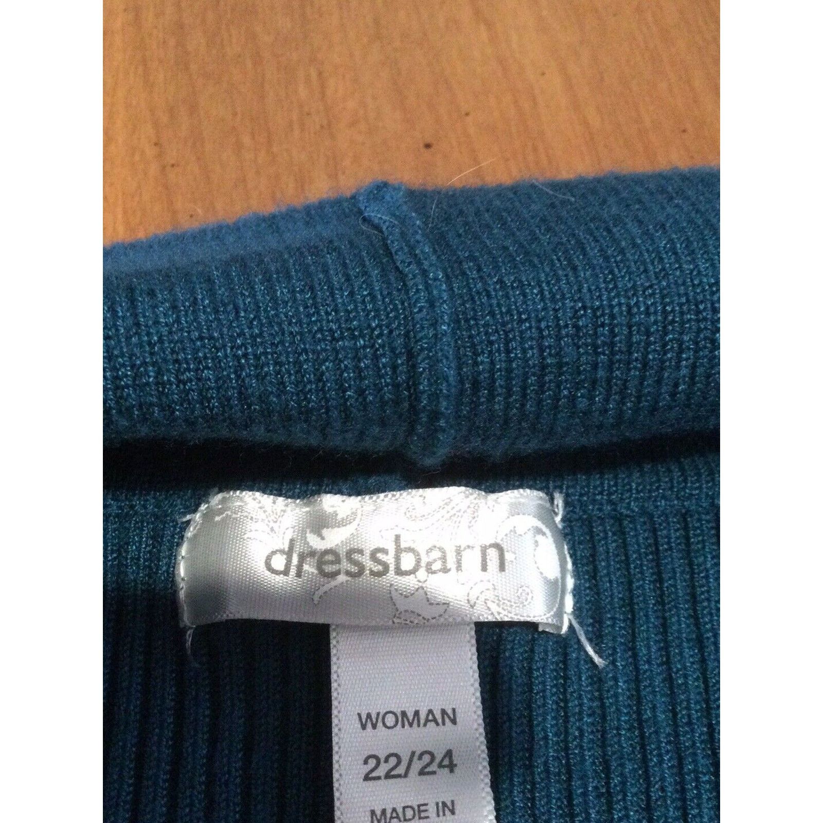 Other Dressbarn Shawl Sleeve/Shoulder Pullover Stretch Top 22/24 Size 4XL / US 24-26 - 10 Thumbnail