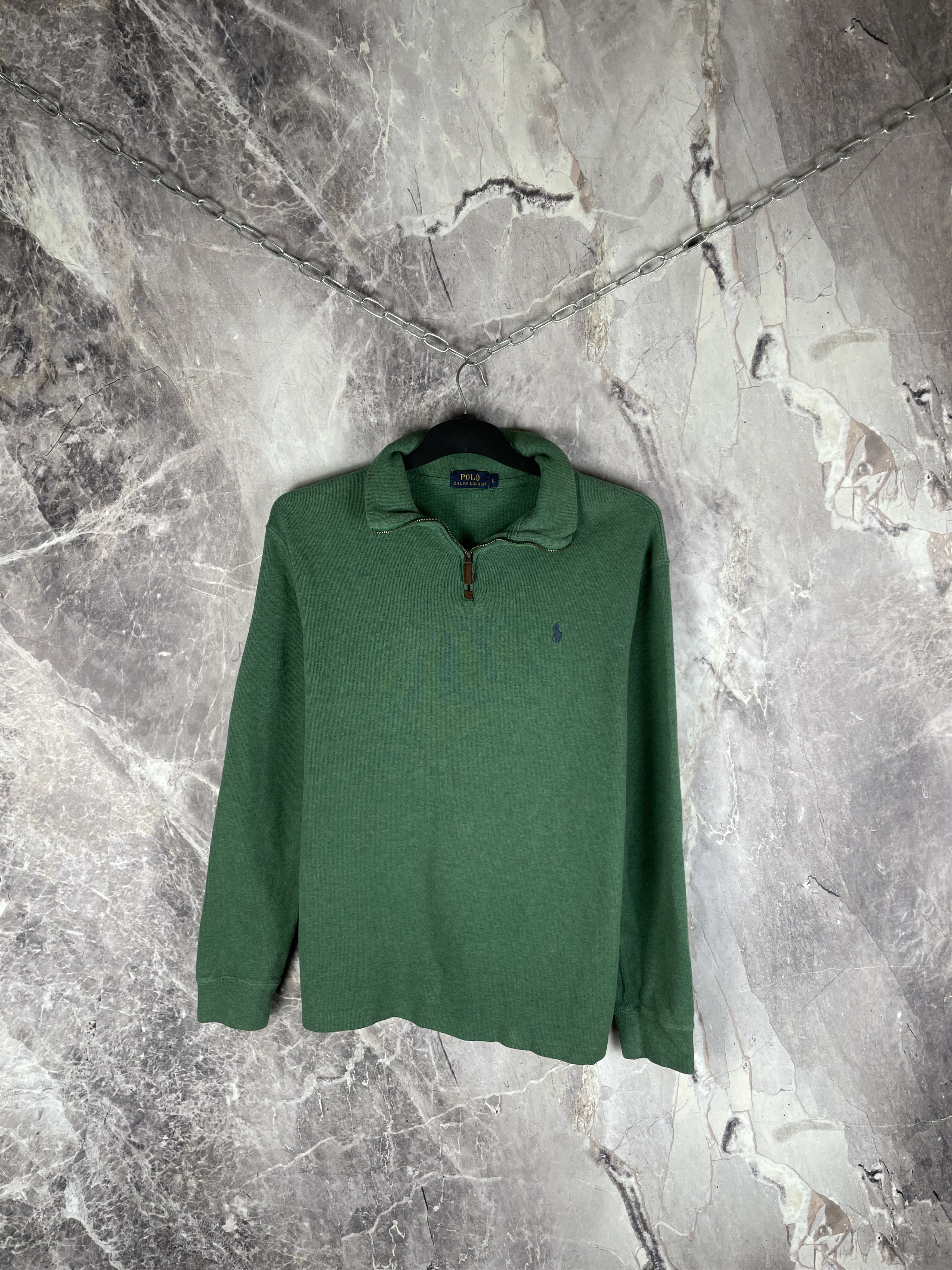 Polo Ralph Lauren Vintage Polo Ralph Lauren 1/4 Zip Sweater Old Money Size US L / EU 52-54 / 3 - 2 Thumbnail