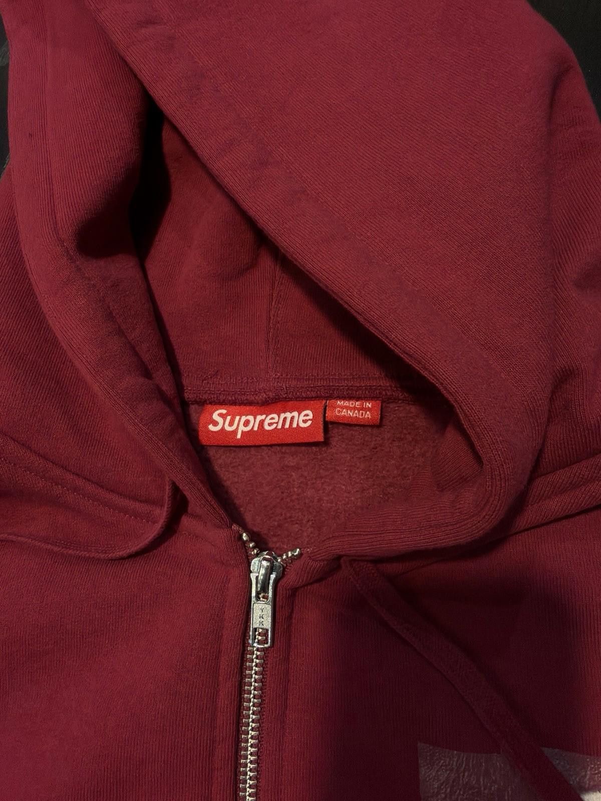 Supreme Supreme S Logo Zip Up Hooded Sweatshirt Red Size (XXL) NEW Size US XXL / EU 58 / 5 - 8 Thumbnail