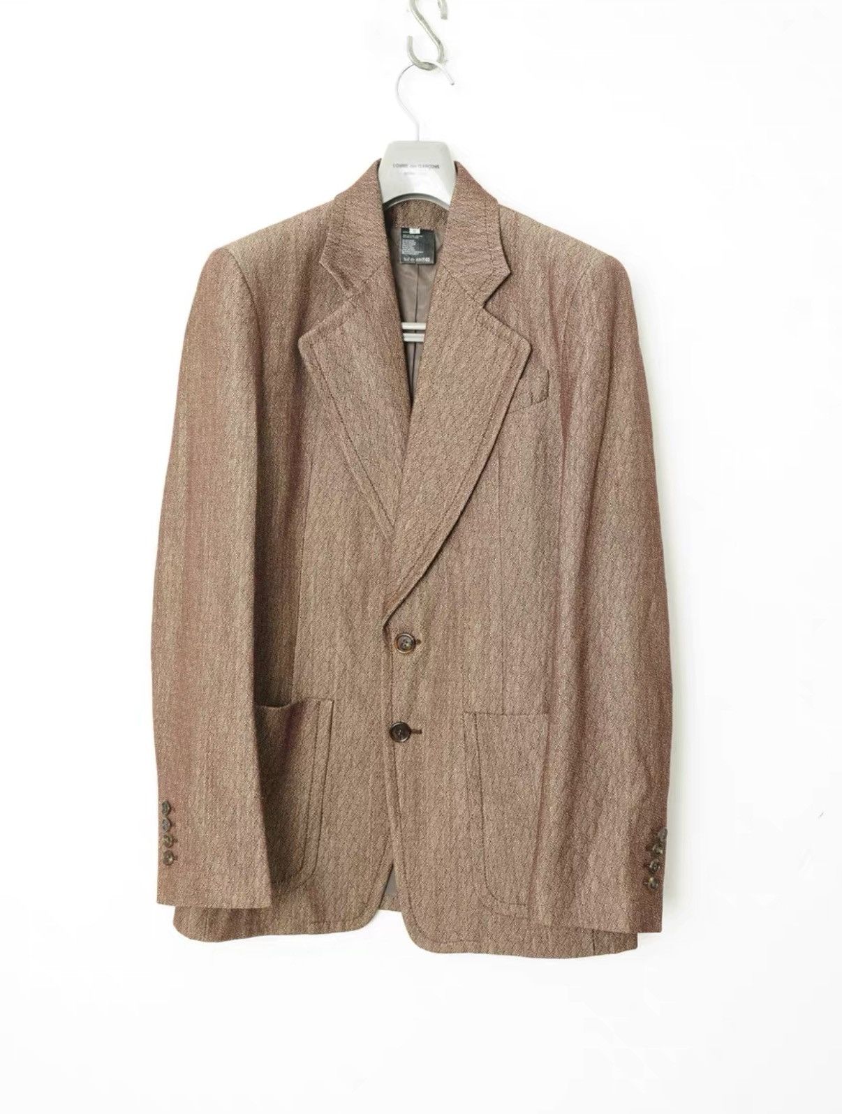 Ann Demeulemeester Ann Demeulemeester Wool Blend Twill Blazer Size US S / EU 44-46 / 1 - 1 Thumbnail