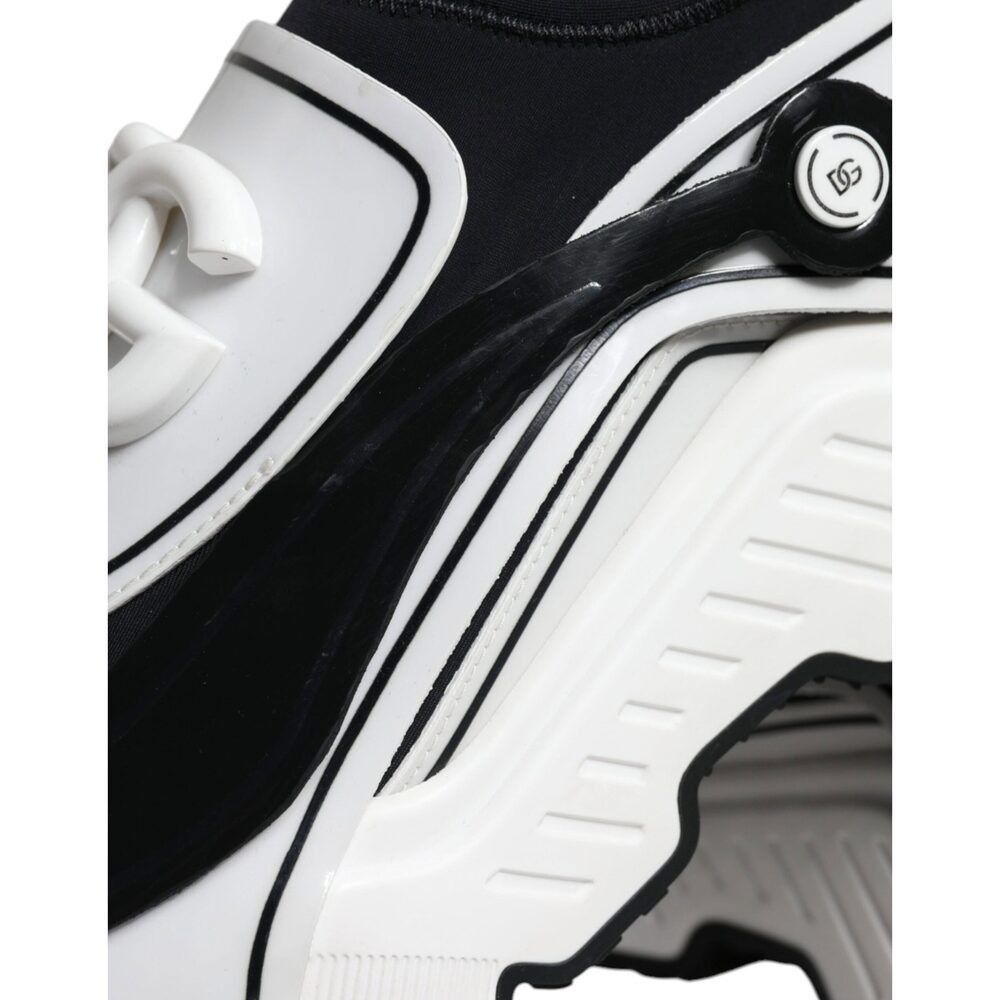 Dolce & Gabbana Dolce & Gabbana White Black Logo Plaque Daymaster Sneakers S Size US 11 / EU 44 - 6 Thumbnail