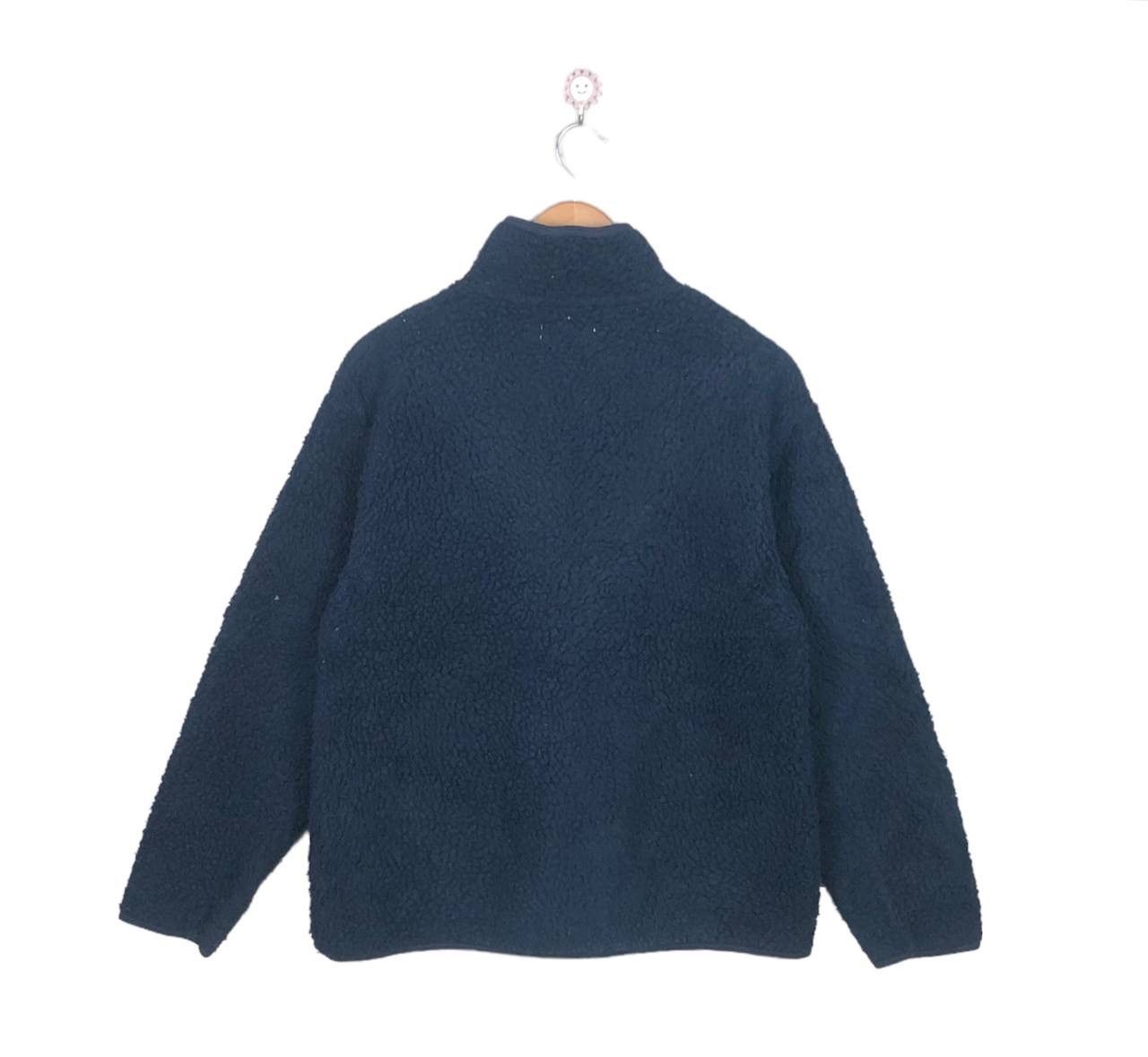 Vintage Vintage Cosby Blue Pile Fleece Sherpa Boa Jacket Sweater Size US M / EU 48-50 / 2 - 2 Thumbnail
