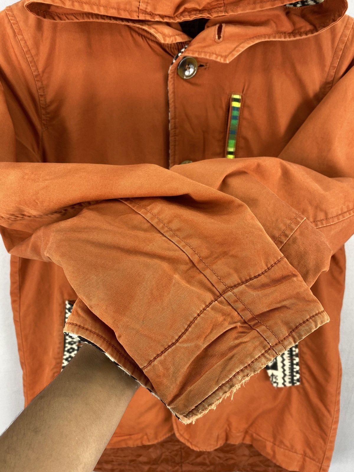 Japanese Brand Titicaca Navajo Native Long Jacket With Hoodie Size M / US 6-8 / IT 42-44 - 9 Thumbnail