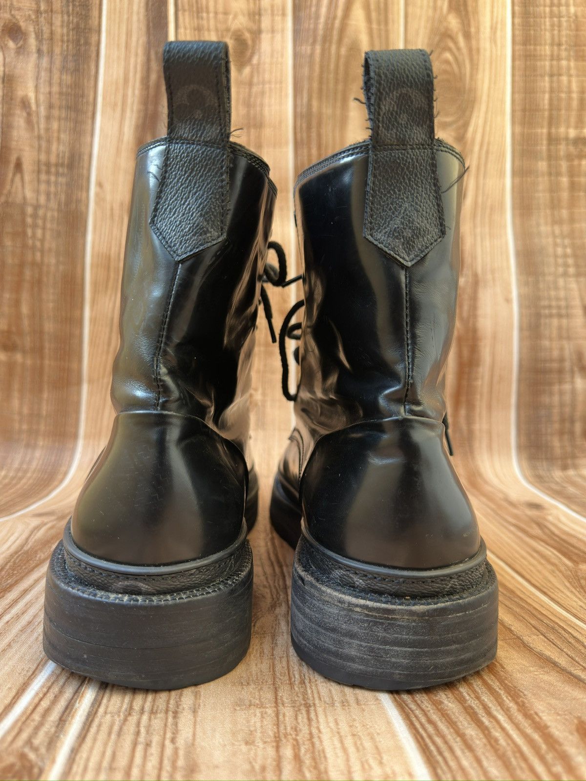Fragment Design × Louis Vuitton Louis Vuitton X Fragment Black Ice Leather boots Size US 9 / EU 42 - 11 Thumbnail