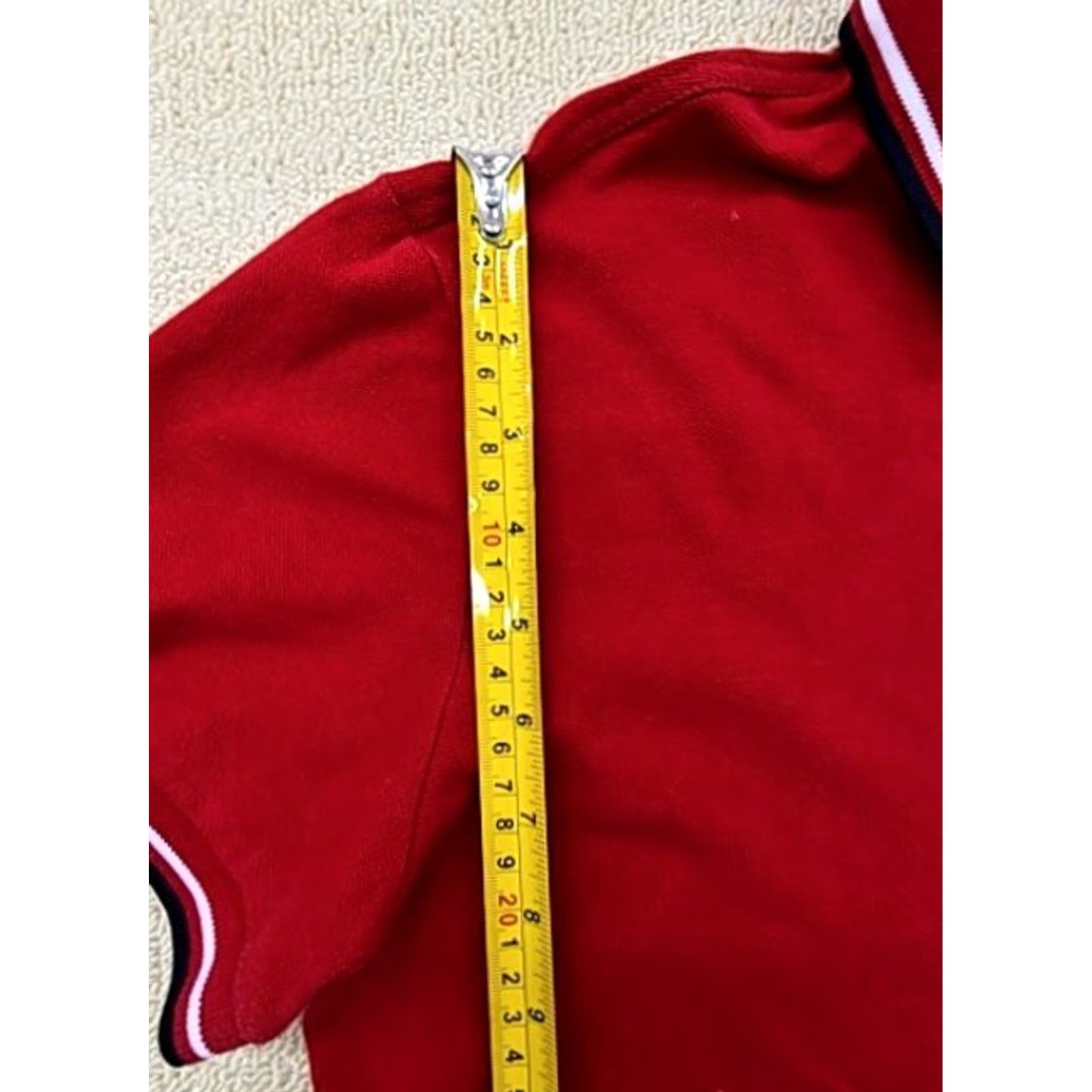 Fred Perry Fred Perry Twin Tipped Red Women’s Polo Shirt 42 Short Sleeve Striped Pattern Polo Shirt Women’s Size M / US 6-8 / IT 42-44 - 5 Thumbnail
