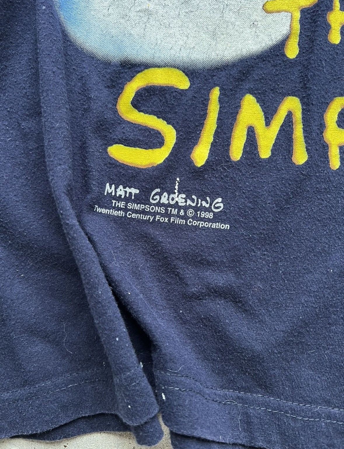 The Simpsons Vintage 1998 Homer and Bart Simpson T-Shirt Size US L / EU 52-54 / 3 - 3 Thumbnail