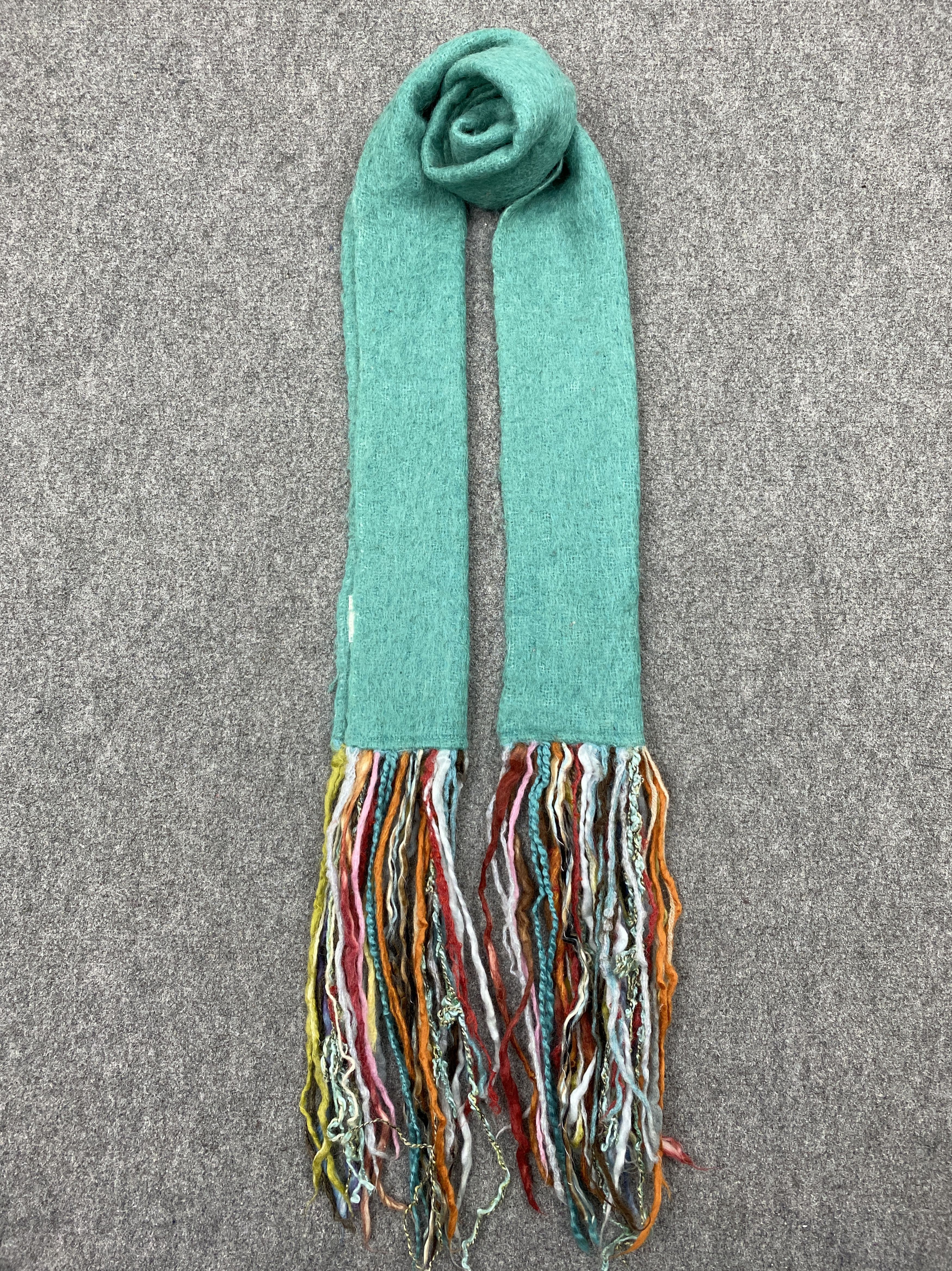 Japanese Brand × Other Plain Japanese Mohair Scarf / Muffler / Neckwear -SC0110 Size ONE SIZE - 2 Thumbnail
