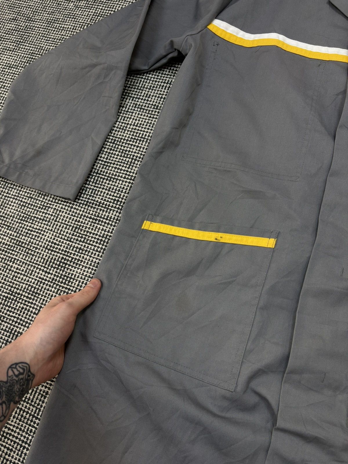 Other 90s vintage Renault mechanic French chore coat long jacket Size US M / EU 48-50 / 2 - 5 Thumbnail