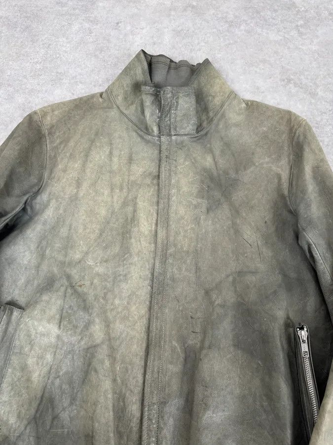 2009 Carol Christian Poell Raw Beige Leather Jacket