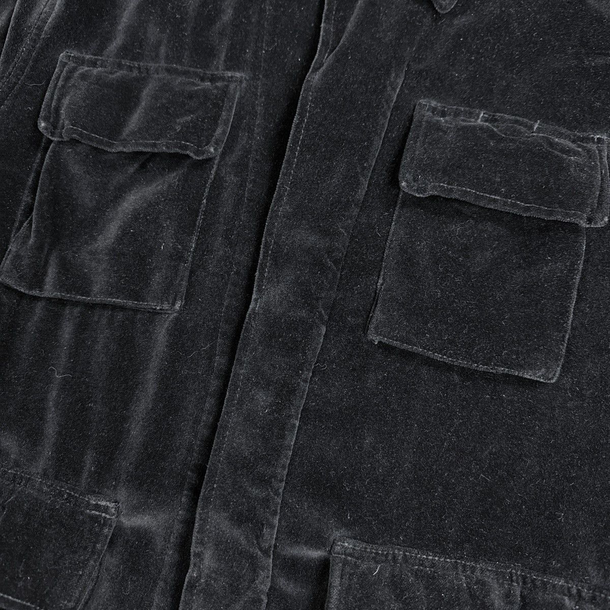 Helmut Lang Helmut Lang - 1997 Patched Sleeve Velvet M-65 Jacket Size US L / EU 52-54 / 3 - 2 Thumbnail