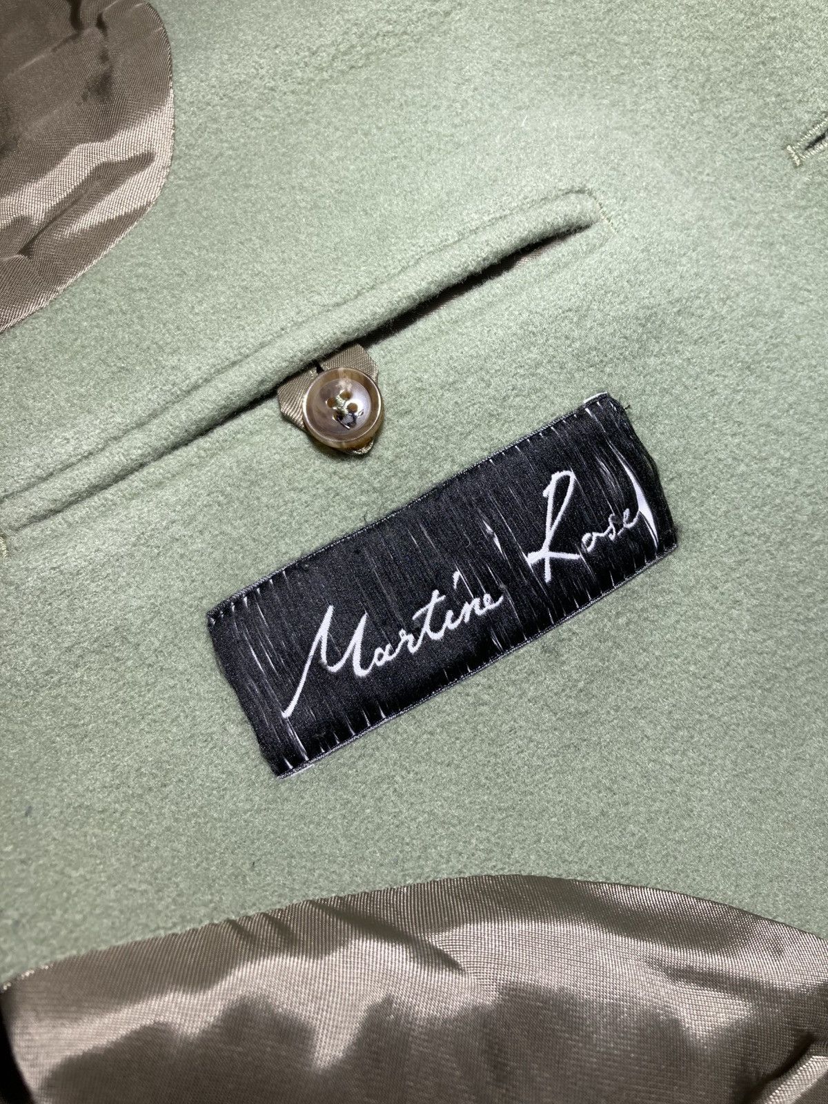 Martine Rose AW19 Martine Rose Mint Green Wool Overcoat 2019 3B M Jacket Size US M / EU 48-50 / 2 - 6 Thumbnail