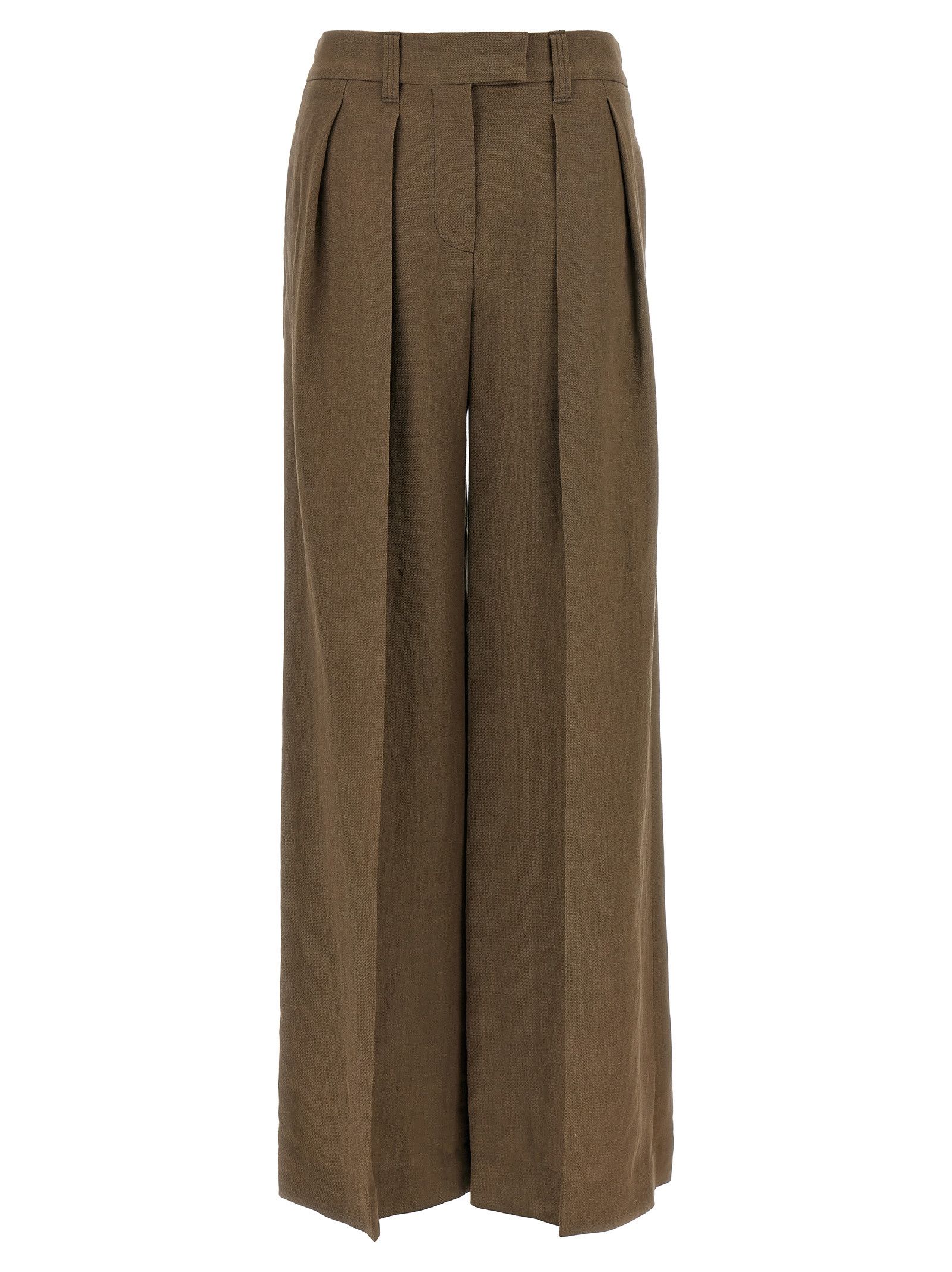 ボトムスその他 BRUNELLO CUCINELLI Women Pants MP126P7258 C3981 GREEN Brunello Cucinelli BRUNELLO CUCINELLI Women Pants MP126P7258
