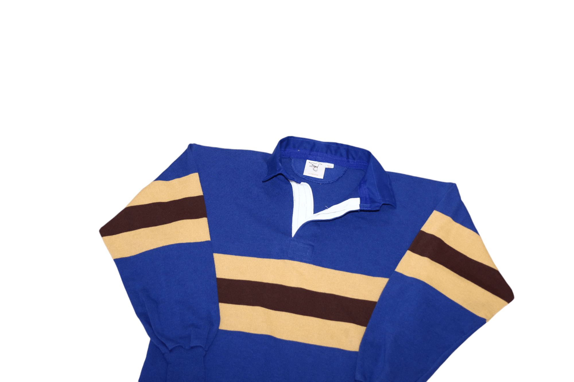 Other UK VTG 80's PEVERIL Retro Striped Rugby Shirt sz.38'' Size US M / EU 48-50 / 2 - 2 Thumbnail