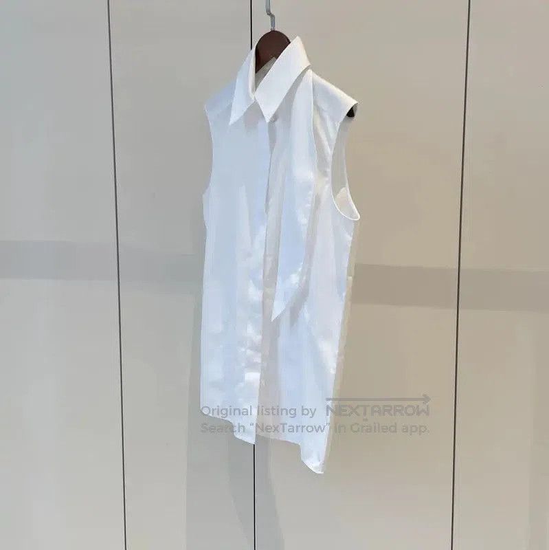 Chanel Chanel Summer White Polyester Shirt . Size S / US 4 / IT 40 - 3 Thumbnail