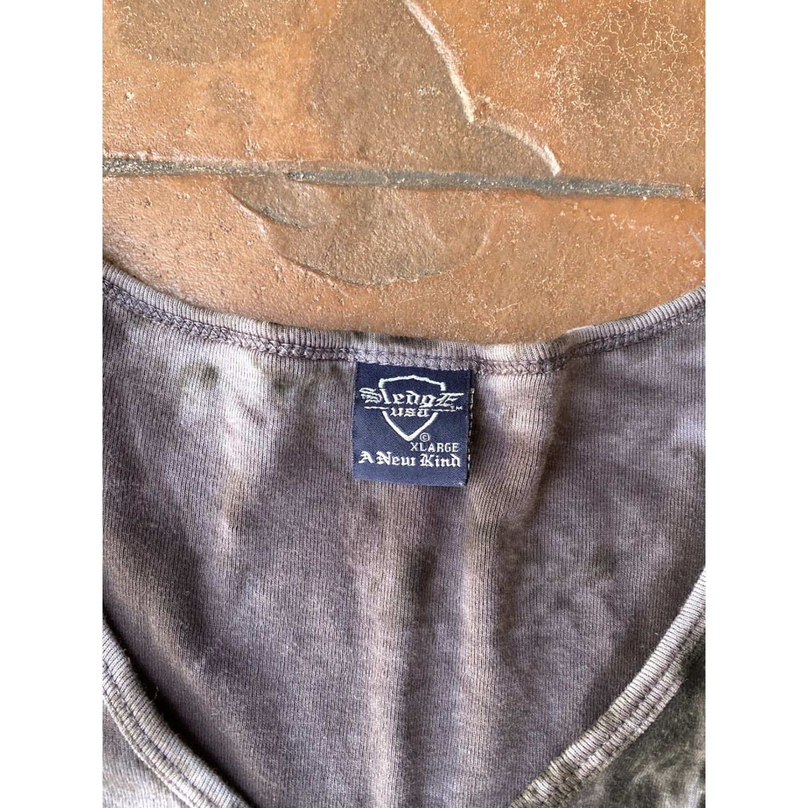 Vintage VINTAGE Sledge USA Rhinestone Top T-Shirt XL Tie Dye Grunge Shirt Women Size XL / US 12-14 / IT 48-50 - 2 Thumbnail