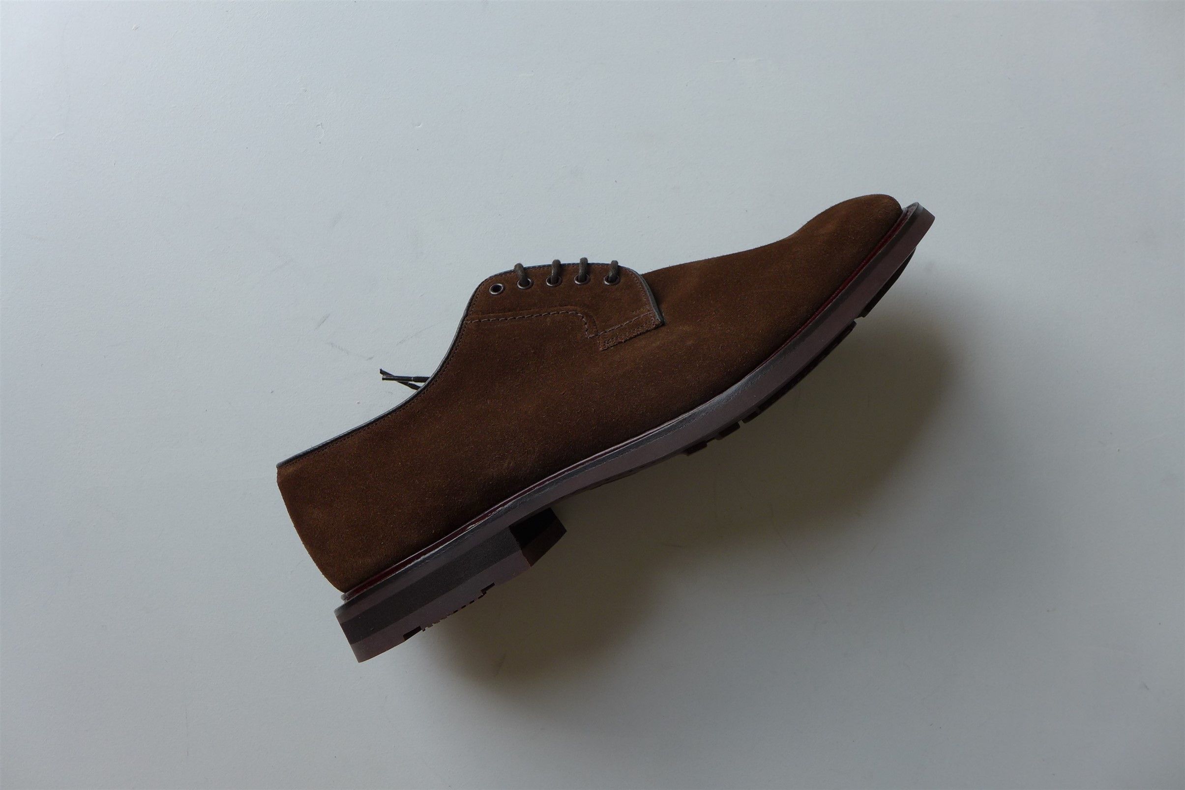 Church's n/a Churchs Bestone Derby Shoes - Sigar Castoro Suede Size US 11.5 / EU 44-45 - 8 Thumbnail