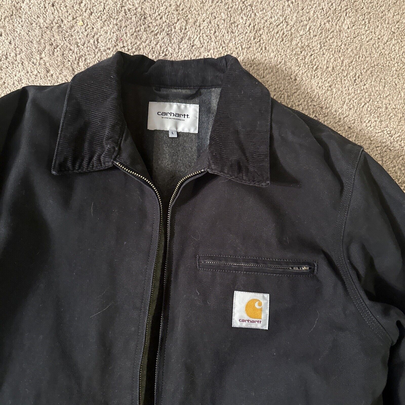 Carhartt Carhartt WIP Detroit Work Jacket Workwear Black L Size US L / EU 52-54 / 3 - 3 Thumbnail