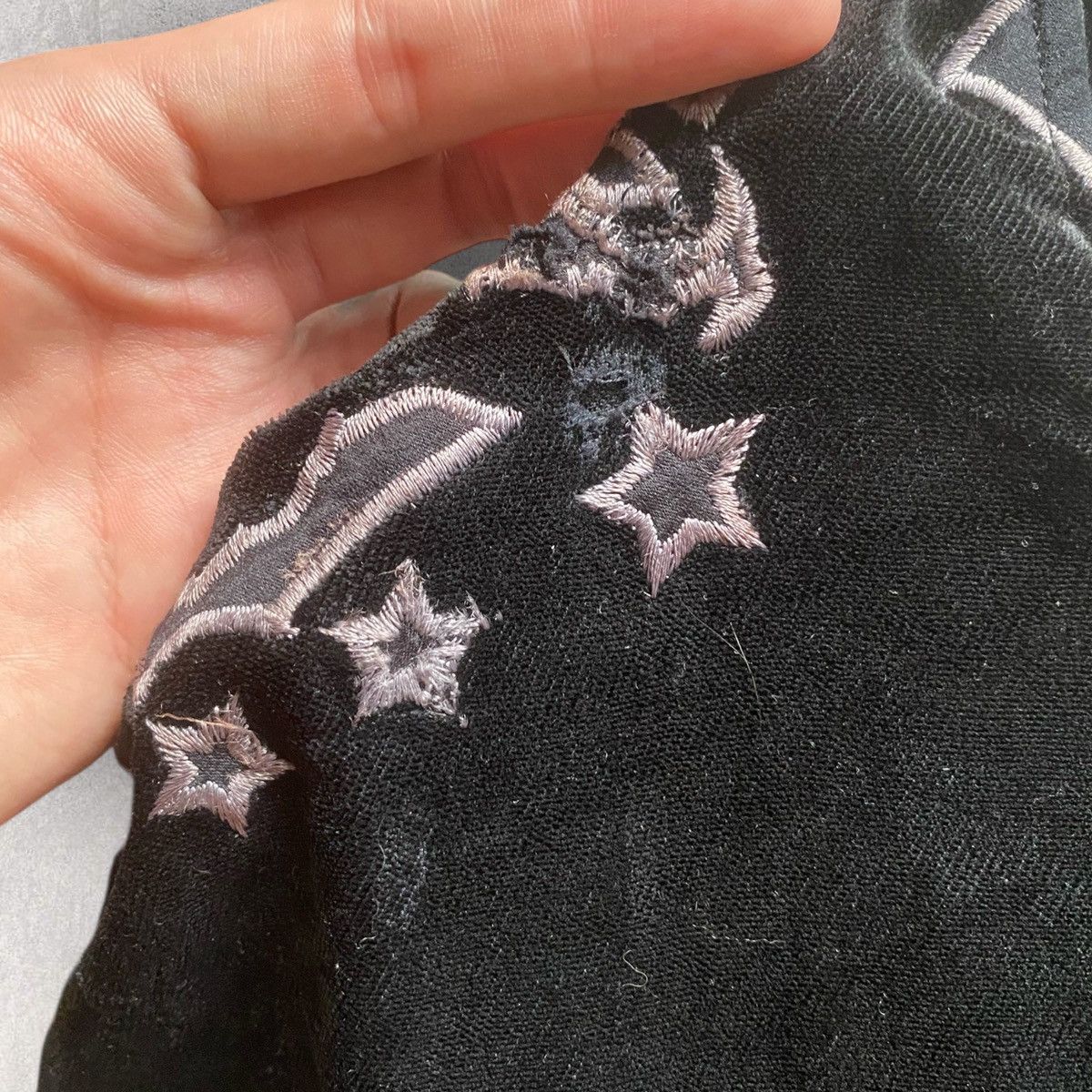 Undercover AW02 “Witches Cell”Velour Tote Bag Size ONE SIZE - 9 Thumbnail