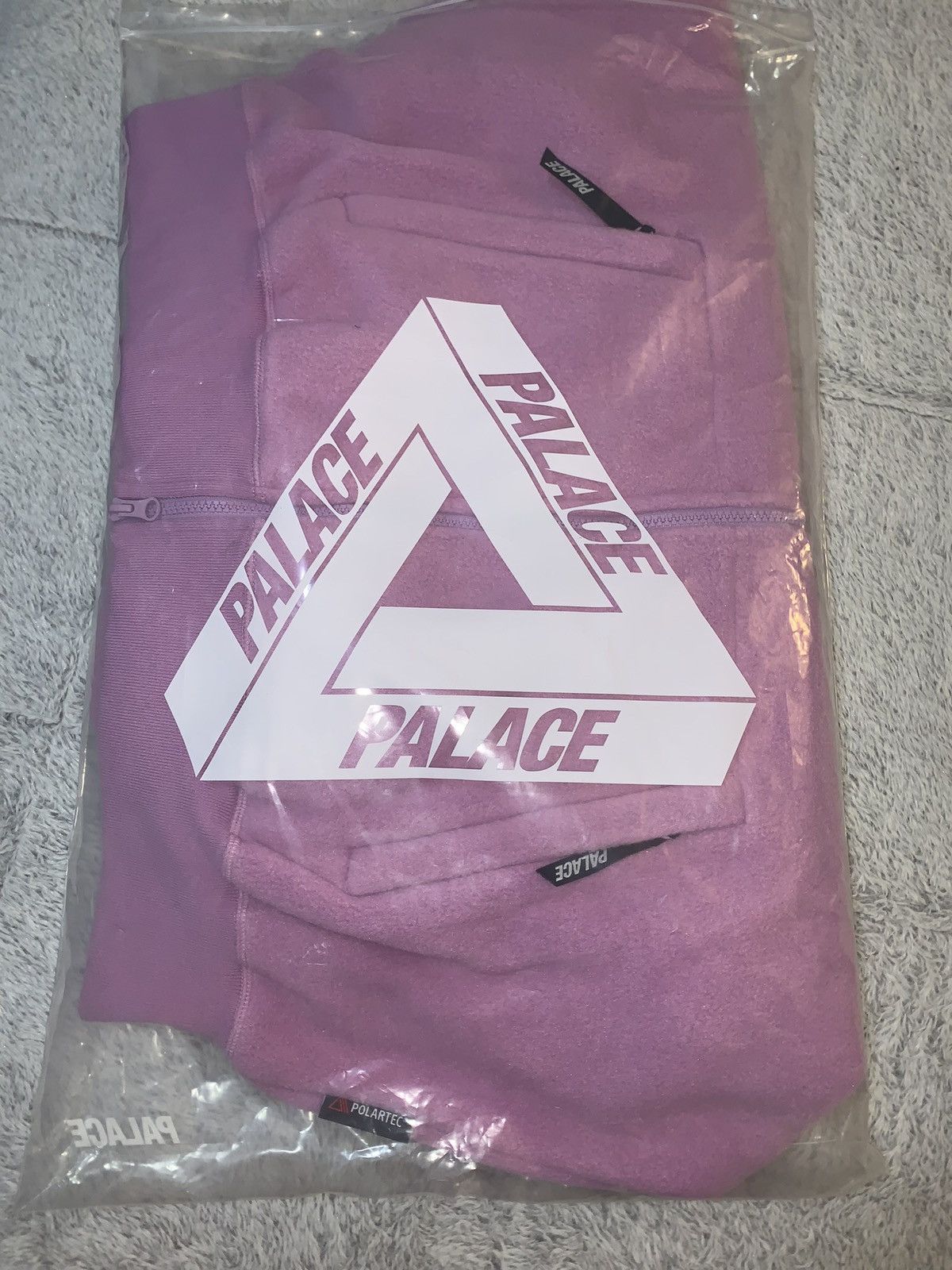 Palace Tri-Ferg Slub Crew 'Purple' P23CS140