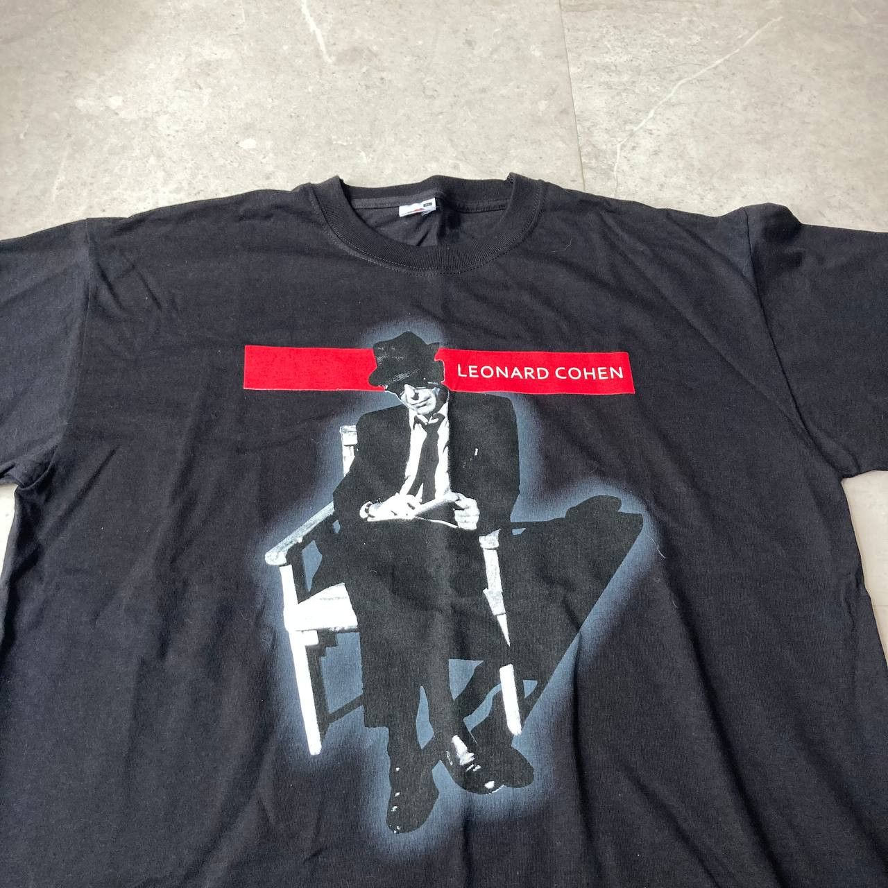 Band Tees Vintage Leonard Cohen Folk Blues Rock Band World Tour Tee Size US XL / EU 56 / 4 - 3 Thumbnail