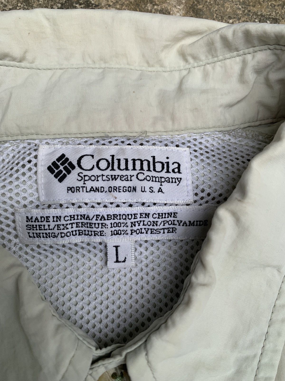 Columbia 2000s Columbia USA PFG Fishing Nylon Vent Shirt Size US L / EU 52-54 / 3 - 7 Thumbnail
