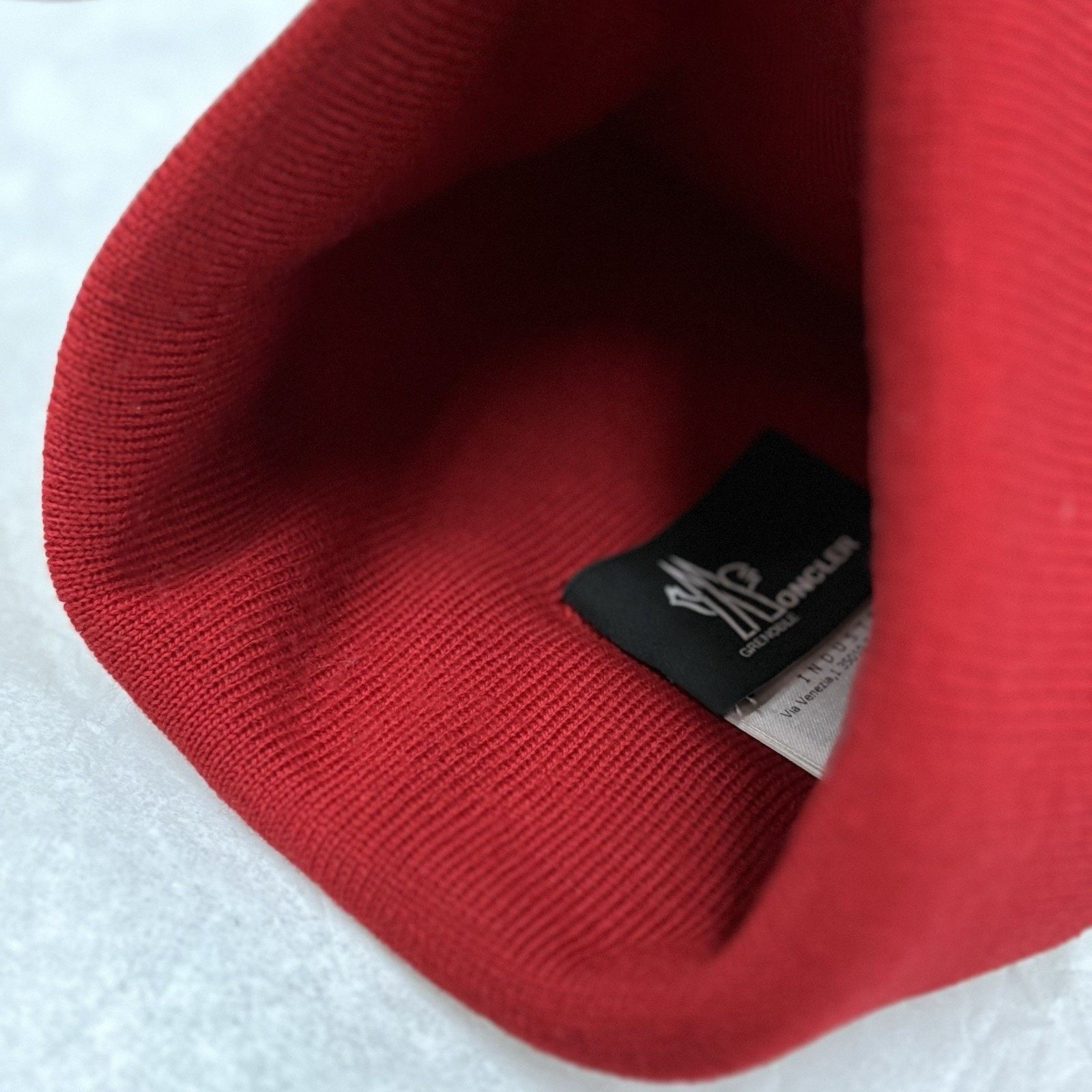 Moncler Grenoble Moncler Grenoble Wool Beanie ' Red ' | NEW! Size ONE SIZE - 7 Thumbnail