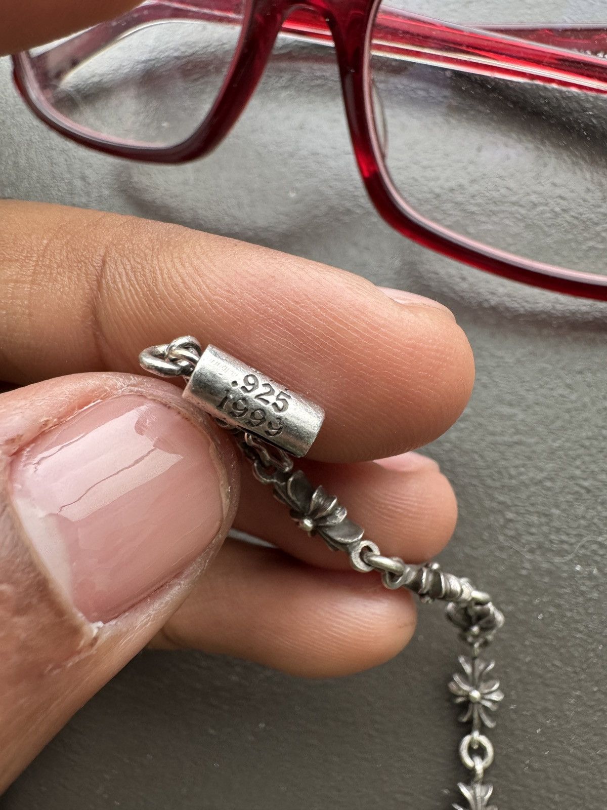 Chrome Hearts Chrome Hearts Tiny E necklace Size ONE SIZE - 10 Thumbnail