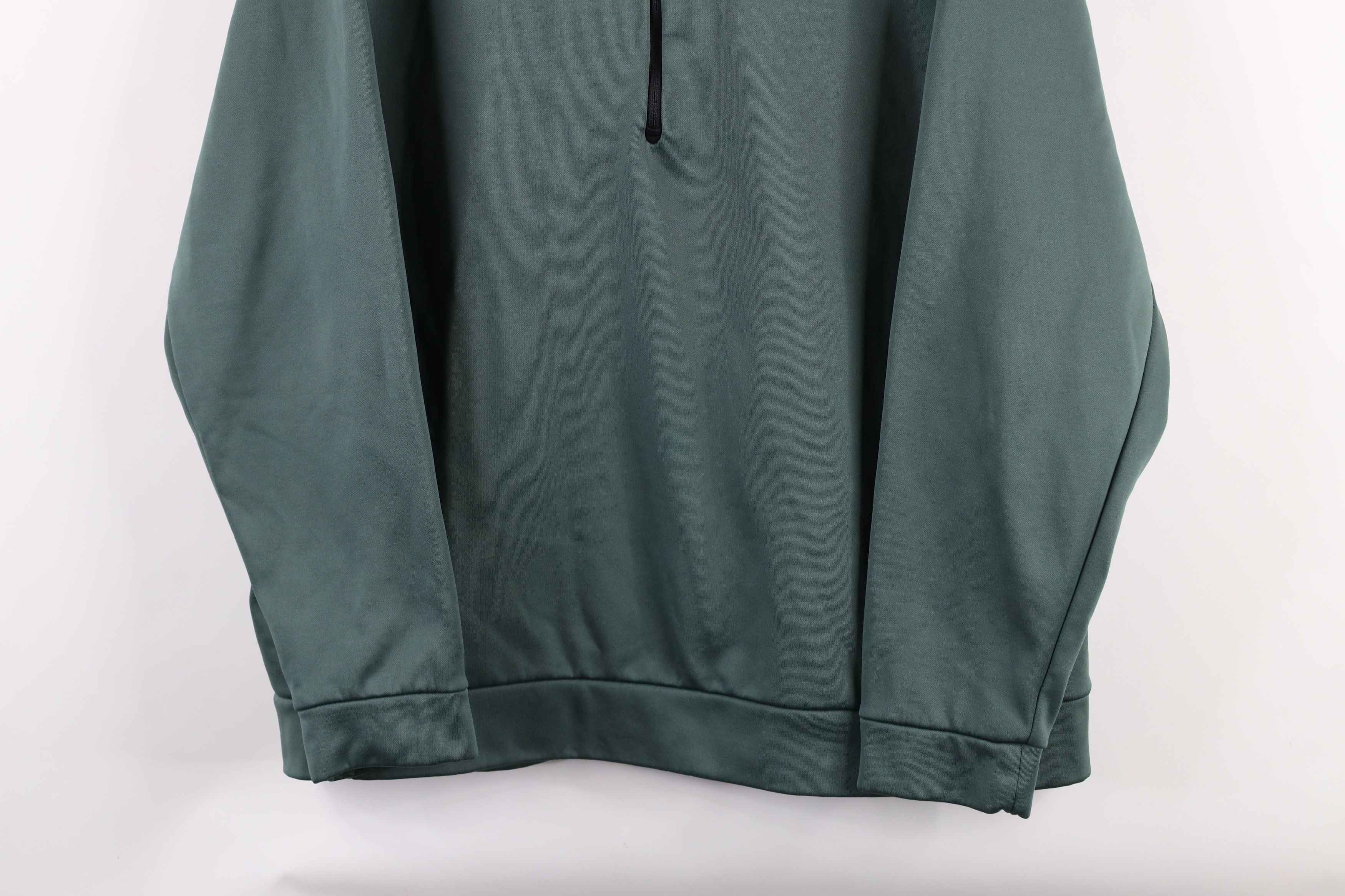 Nike × Vintage Nike Dri-Fit Fleece Lined Half Zip Pullover Sweatshirt Green Size US XL / EU 56 / 4 - 3 Thumbnail