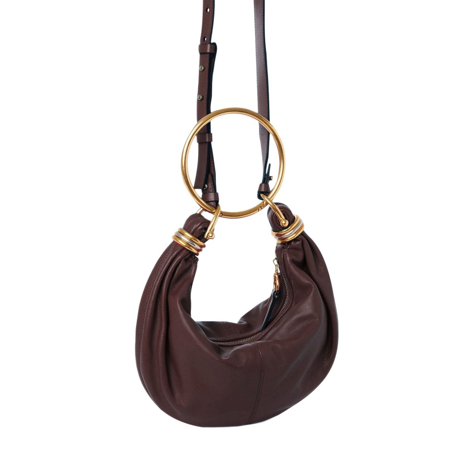 Chloe Chloe Bracelet Grenat Leather Shoulder Bag New Size ONE SIZE - 2 Thumbnail