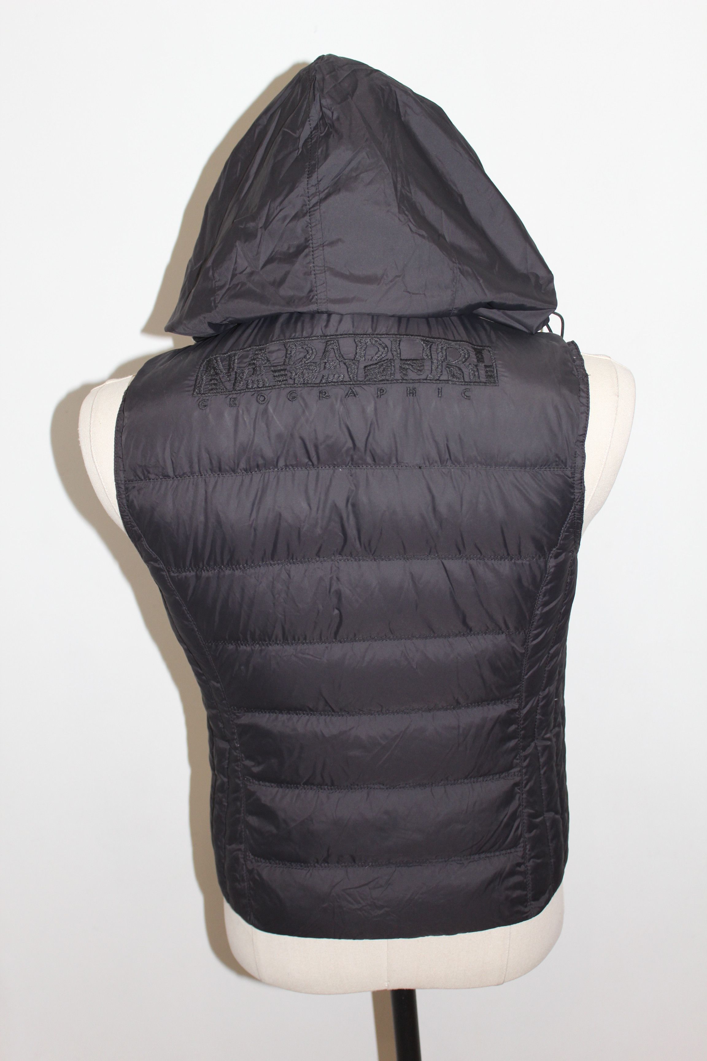 Napapijri Women's Napapijri Wool Down Quilted Puffer Waistcoat Vest Size XS / US 0-2 / IT 36-38 - 5 Thumbnail