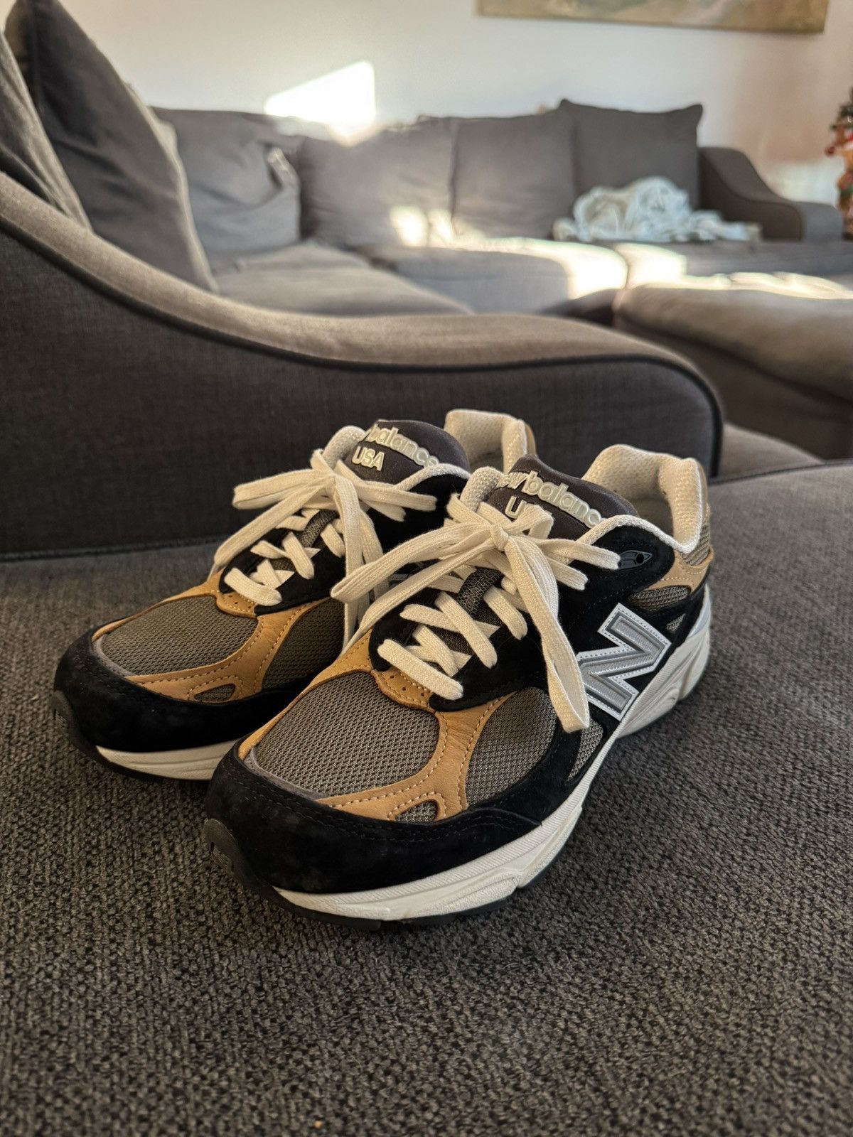 New Balance Teddy Santis x New Balance 990v3 Made in USA 'Black Tan' Size US 7.5 / EU 40-41 - 1 Thumbnail